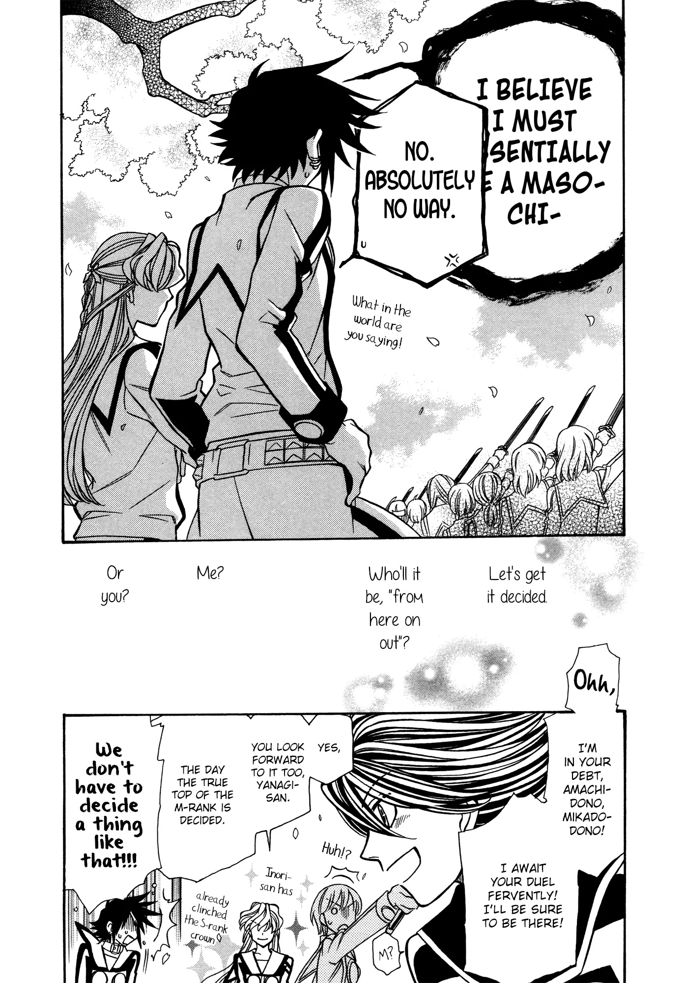 Hayate x Blade Chapter 72 page 38 - Chapter 72: The Idiot's Garden