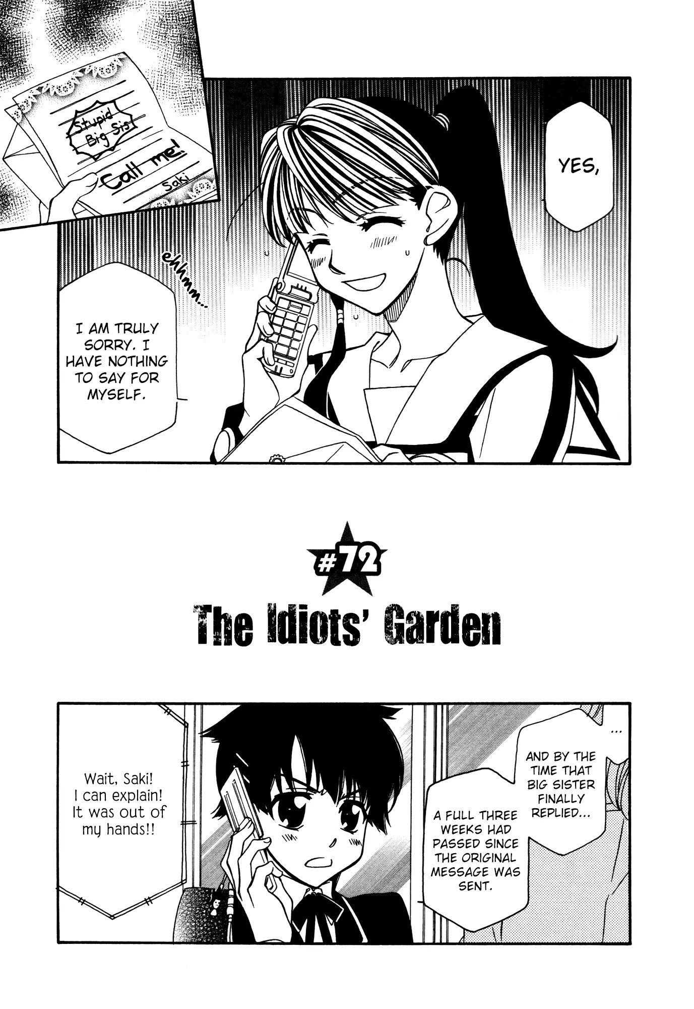 Hayate x Blade Chapter 72 page 8 - Chapter 72: The Idiot's Garden