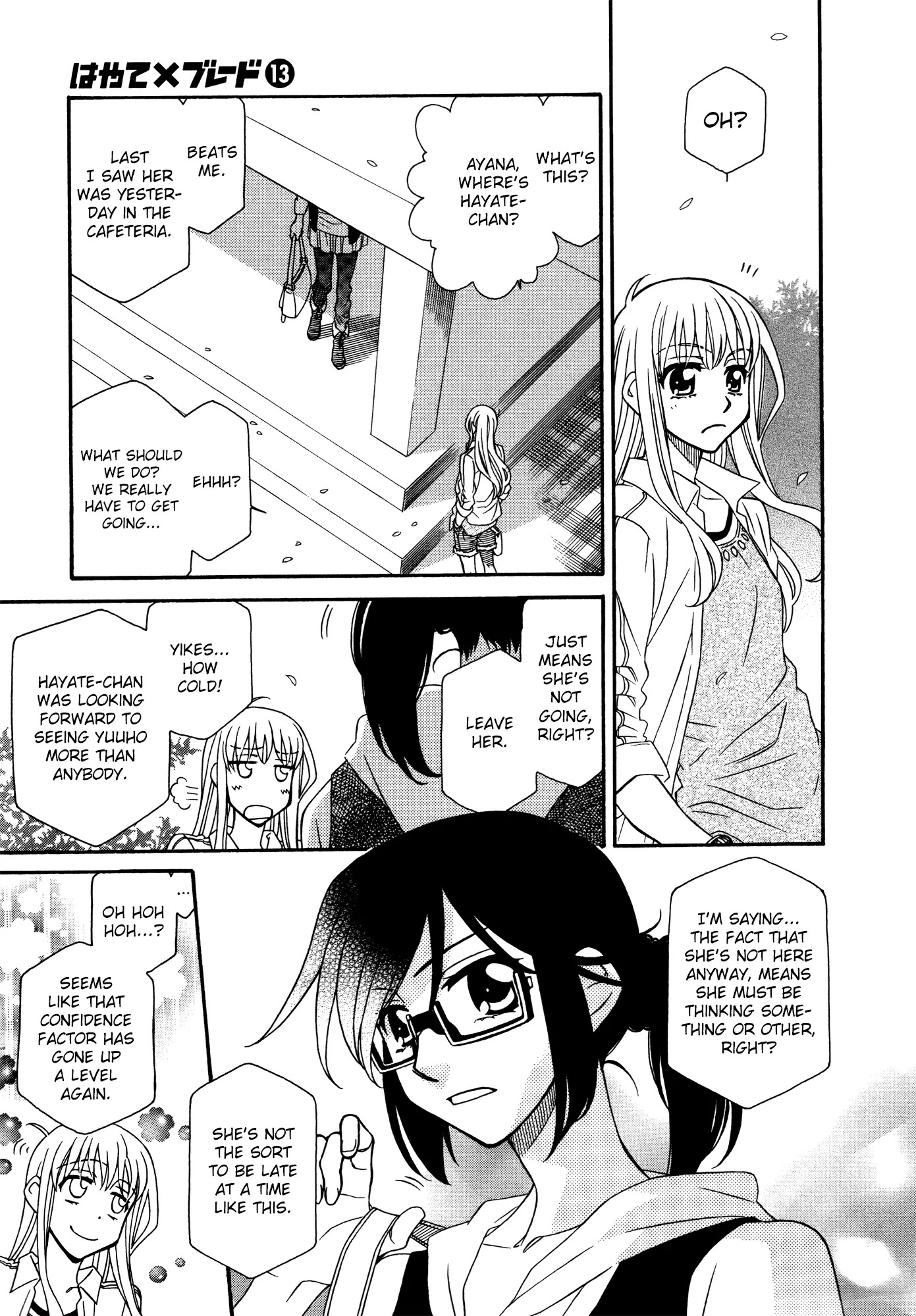 Hayate x Blade Chapter 73 page 9 - Chapter 73: Can Idiots Be Far Behind? (1)