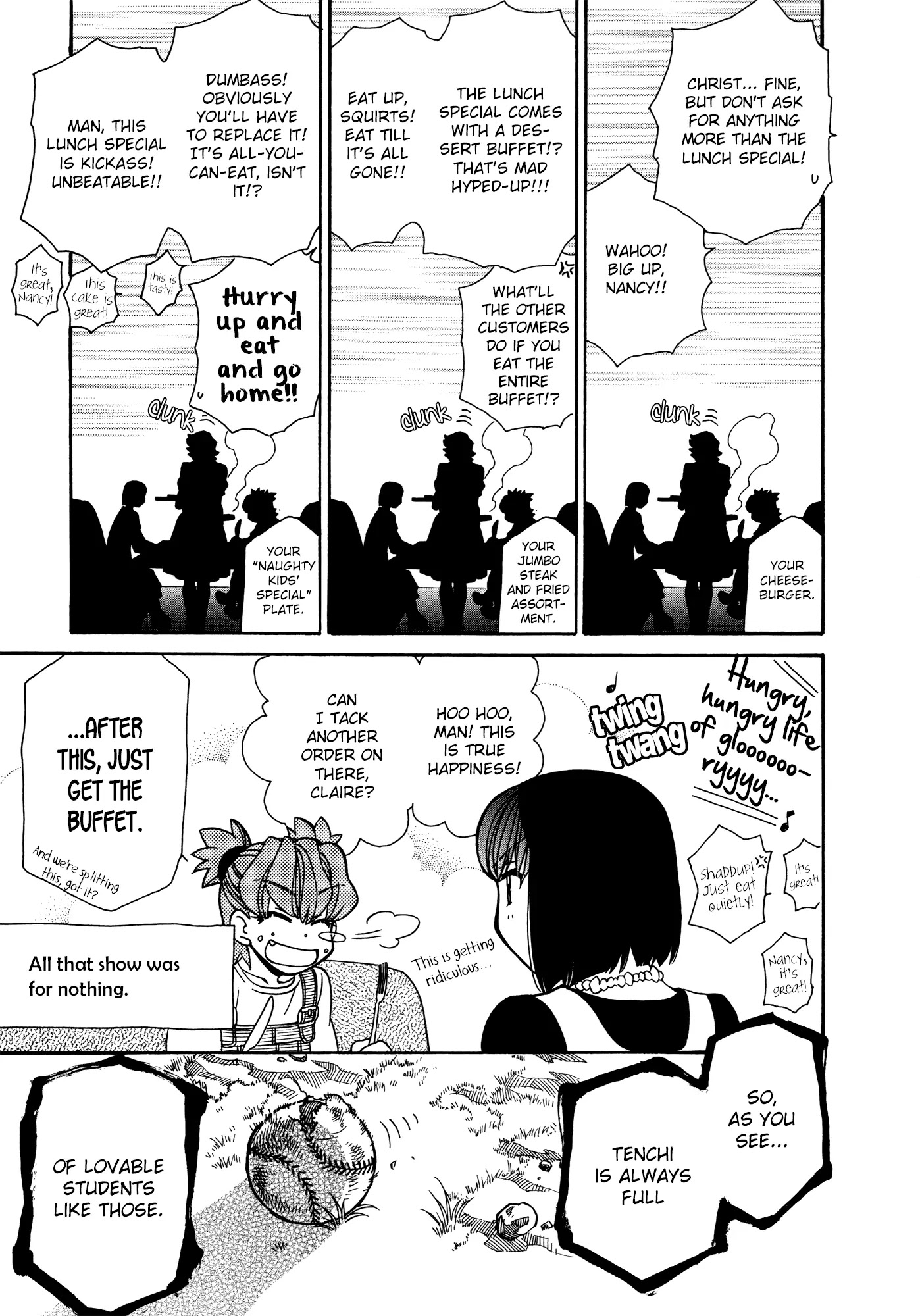 Hayate x Blade Chapter 74.5 page 15 - Chapter 74.5: Real Idiot Tag