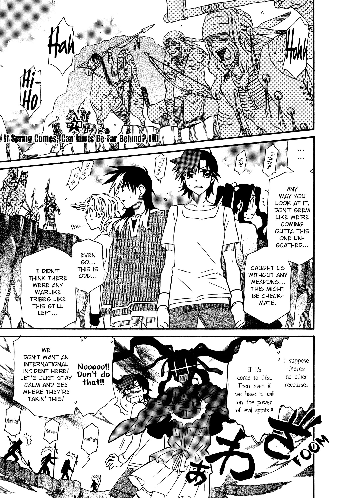 Hayate x Blade Chapter 74 page 1 - Chapter 74: If Spring Comes, Can Idiots Be Far Behind? (2)