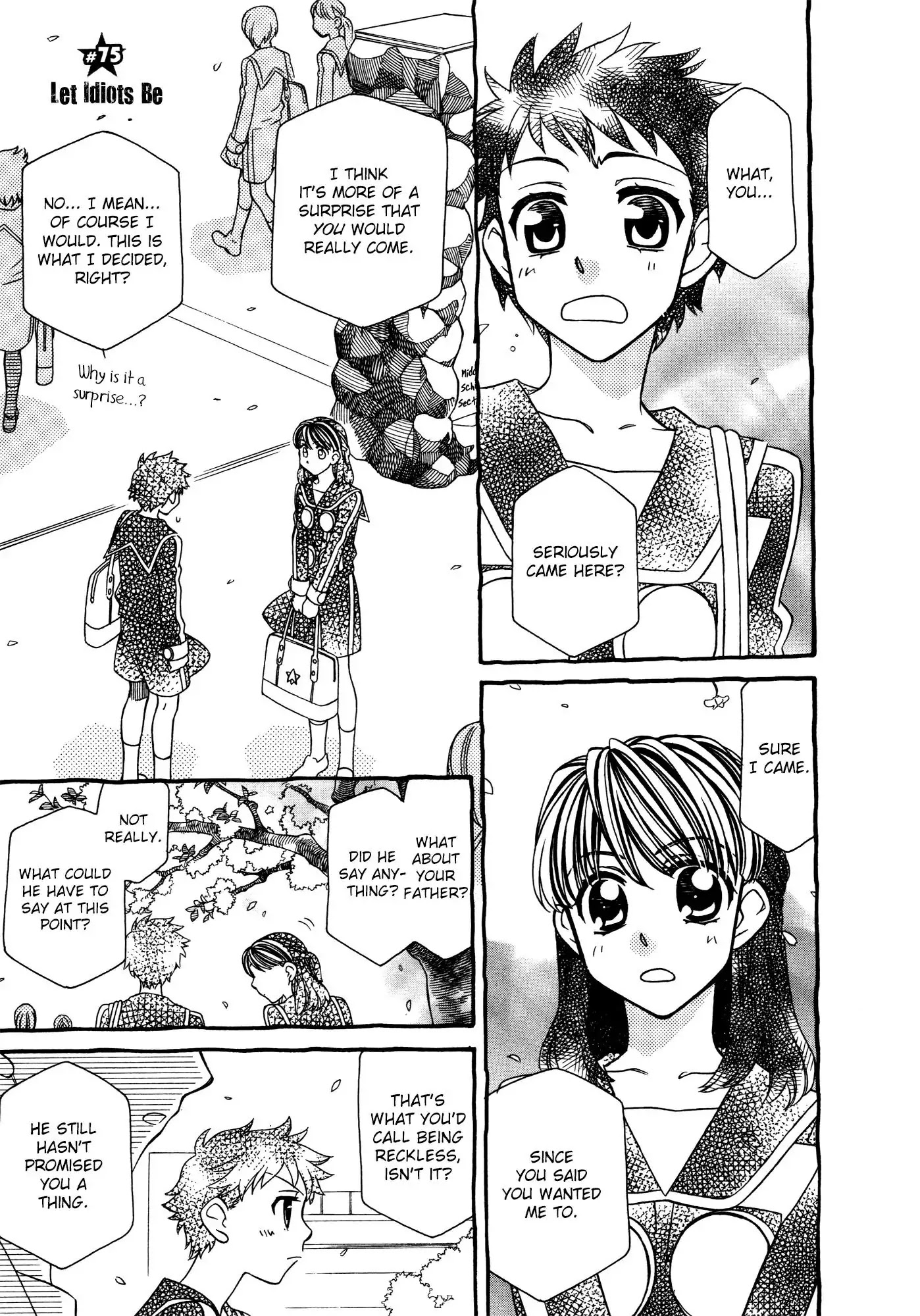 Hayate x Blade Chapter 75 page 1 - Chapter 75: Let Idiots Be