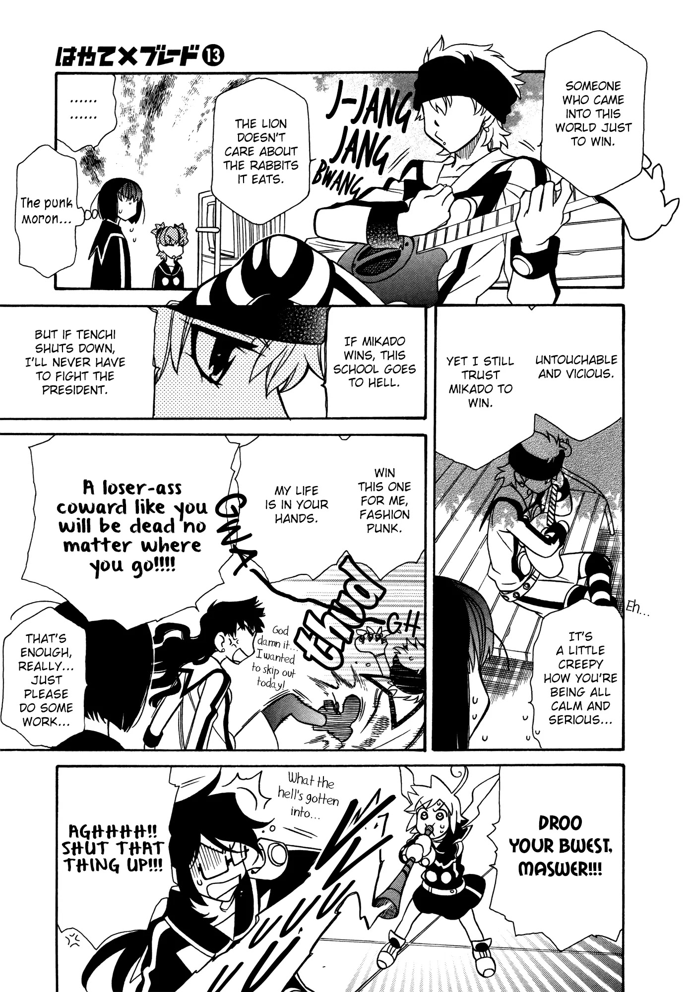 Hayate x Blade Chapter 75 page 21 - Chapter 75: Let Idiots Be
