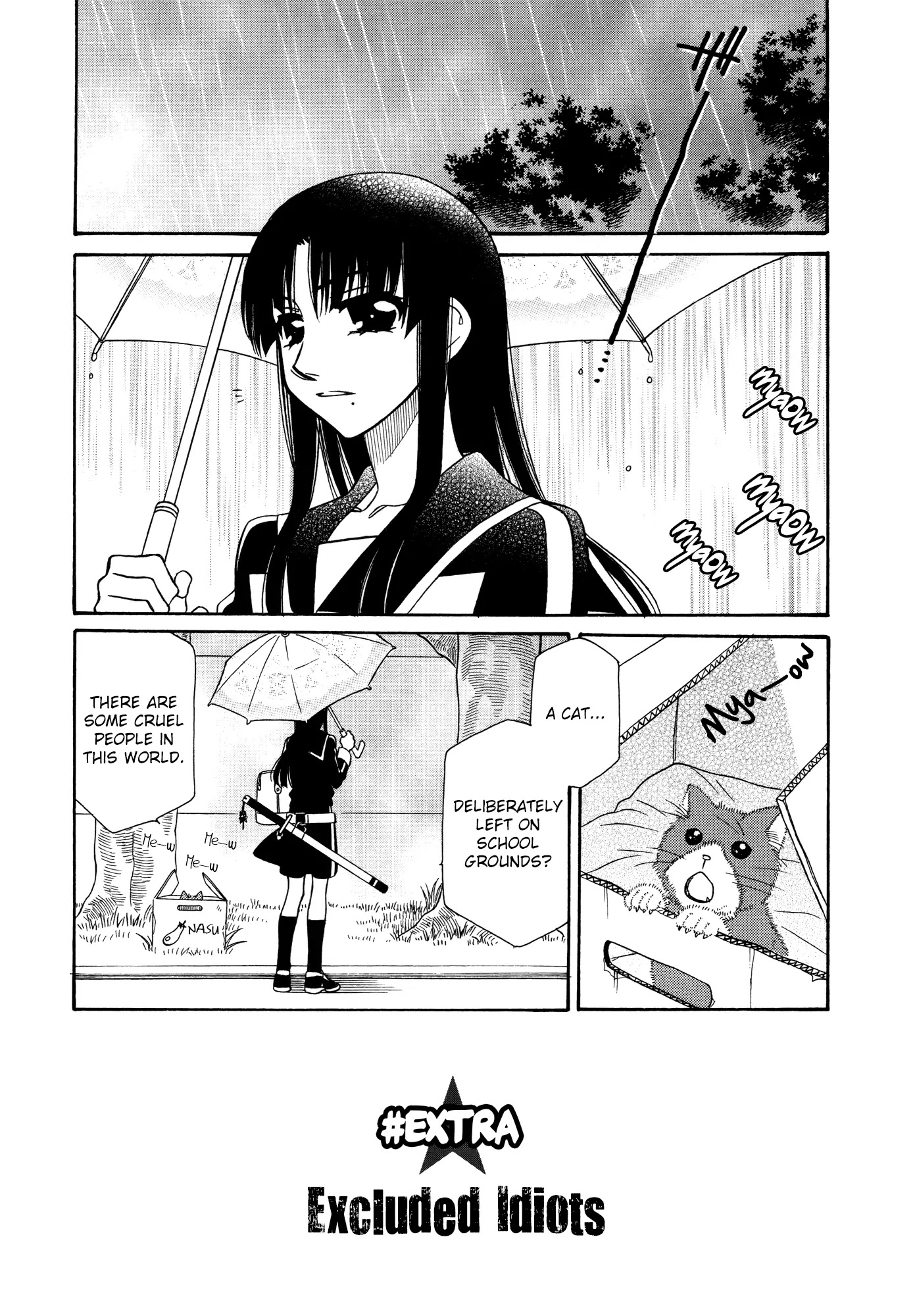 Hayate x Blade Chapter 76.5 page 1 - Chapter 76.5: Excluded Idiots