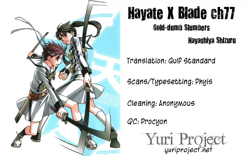 Hayate x Blade Chapter 77 page 34 - Chapter 77: Gold-Dumb Slumbers