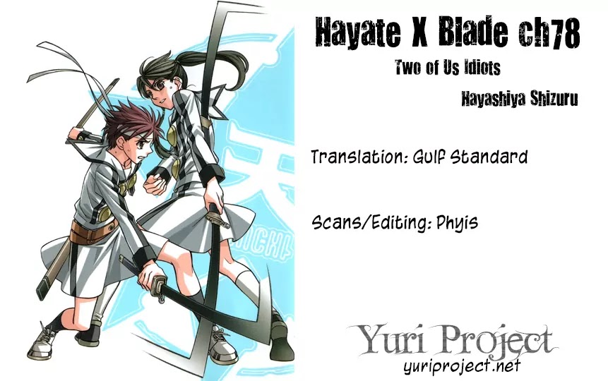 Hayate x Blade Chapter 78 page 28 - Chapter 78: Two of Us Idiots