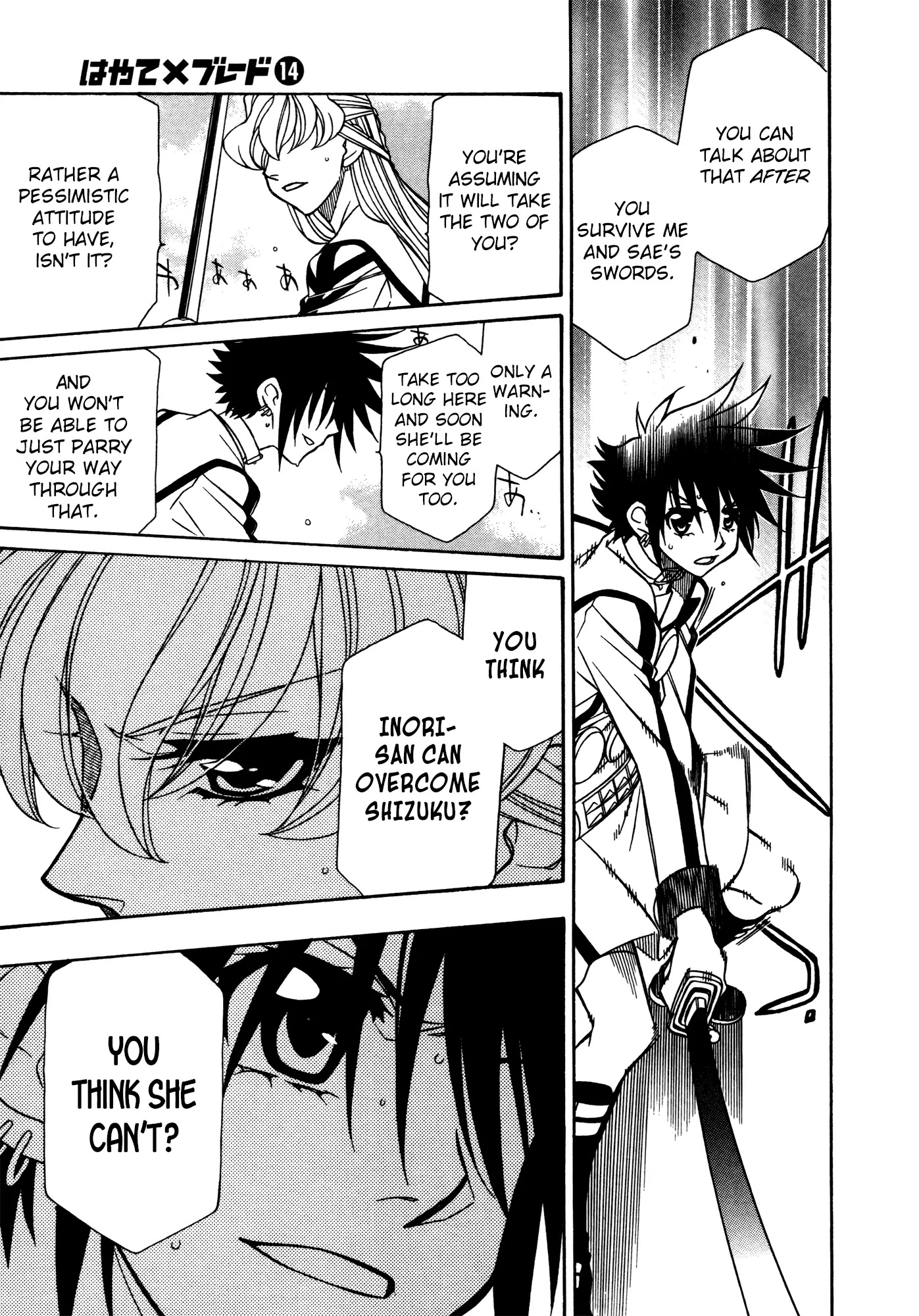 Hayate x Blade Chapter 78 page 6 - Chapter 78: Two of Us Idiots