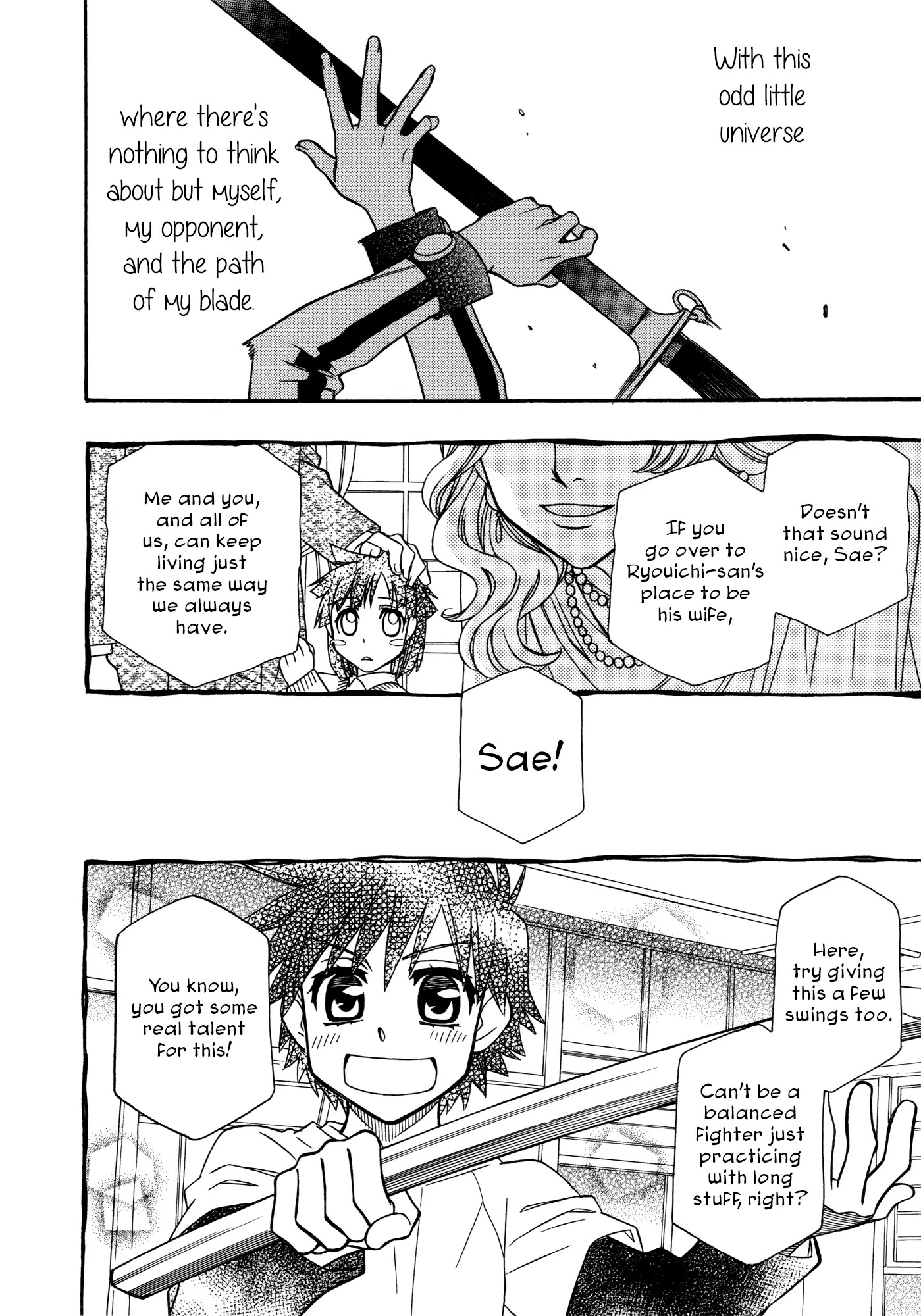 Hayate x Blade Chapter 79 page 12 - Chapter 79: She's Stupid, and I Love Her