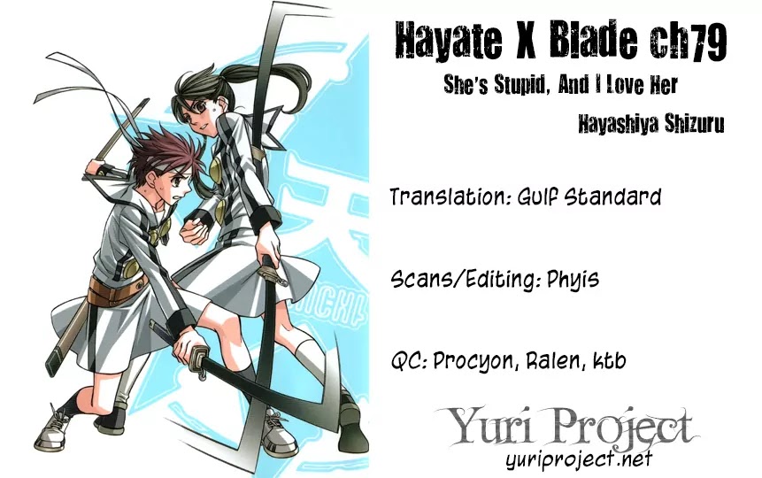 Hayate x Blade Chapter 79 page 34 - Chapter 79: She's Stupid, and I Love Her