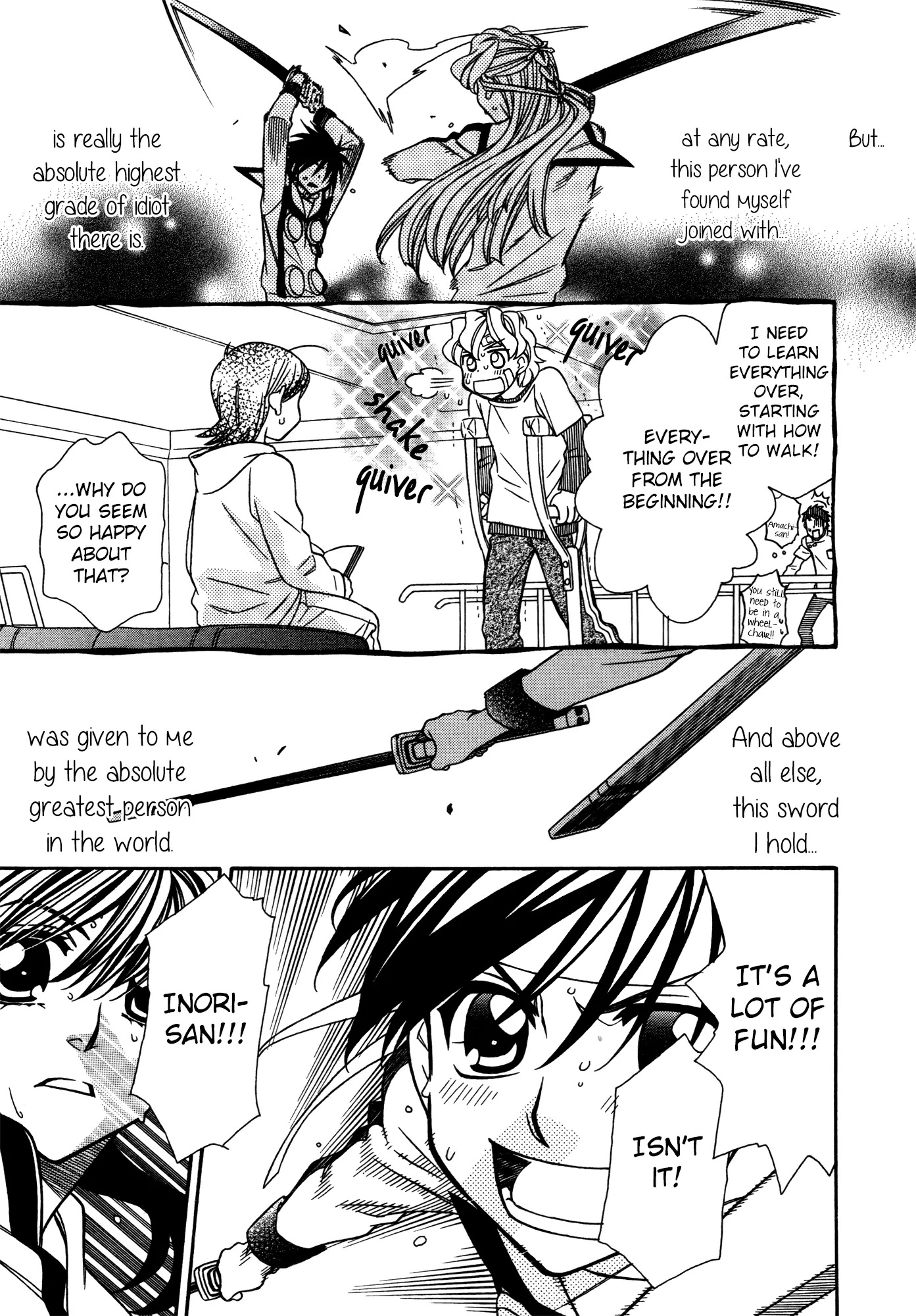 Hayate x Blade Chapter 79 page 9 - Chapter 79: She's Stupid, and I Love Her