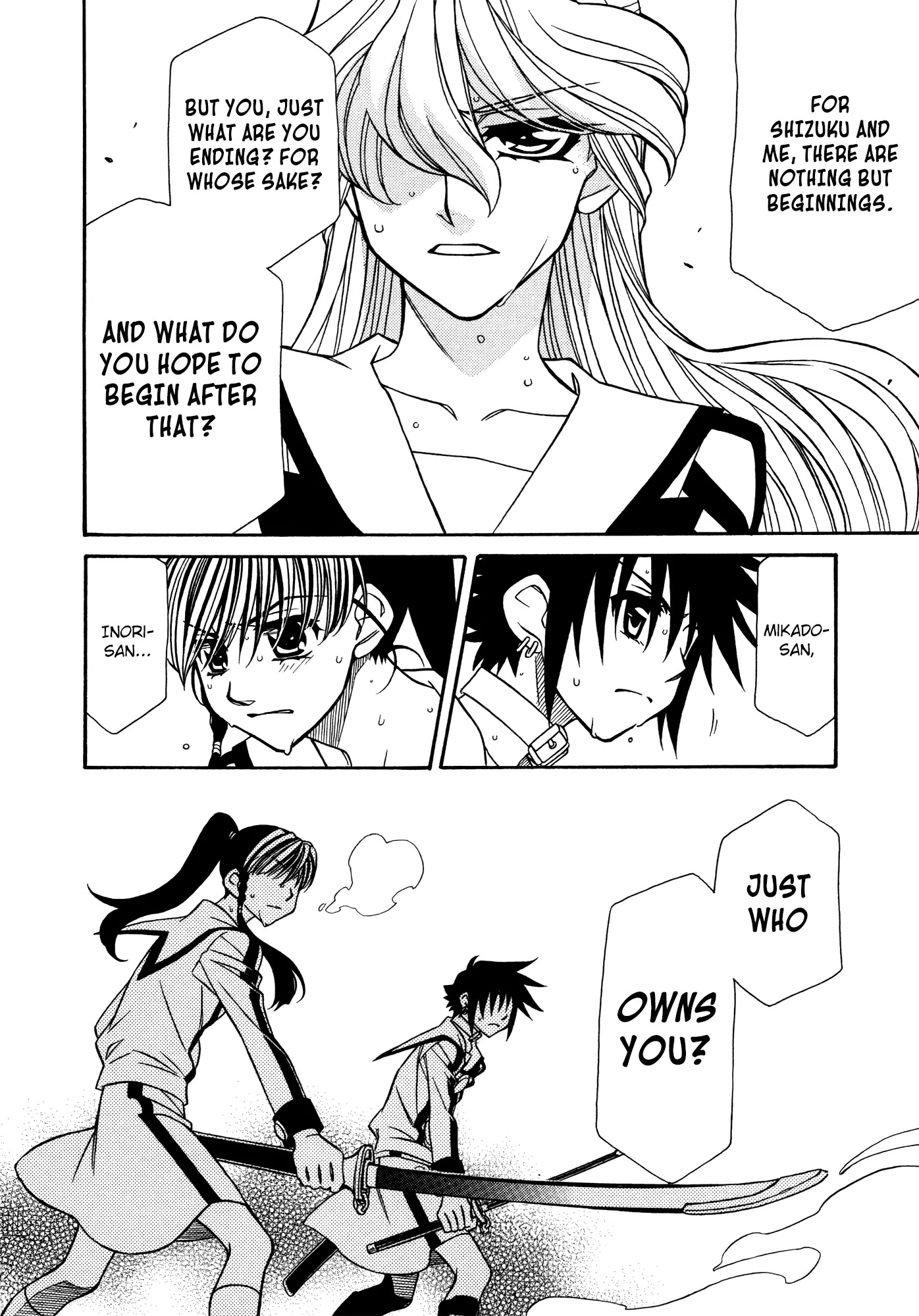 Hayate x Blade Chapter 80 page 14 - Chapter 80: Black-Birdbrain (Take Your Stupid Wings and Learn to Fly)