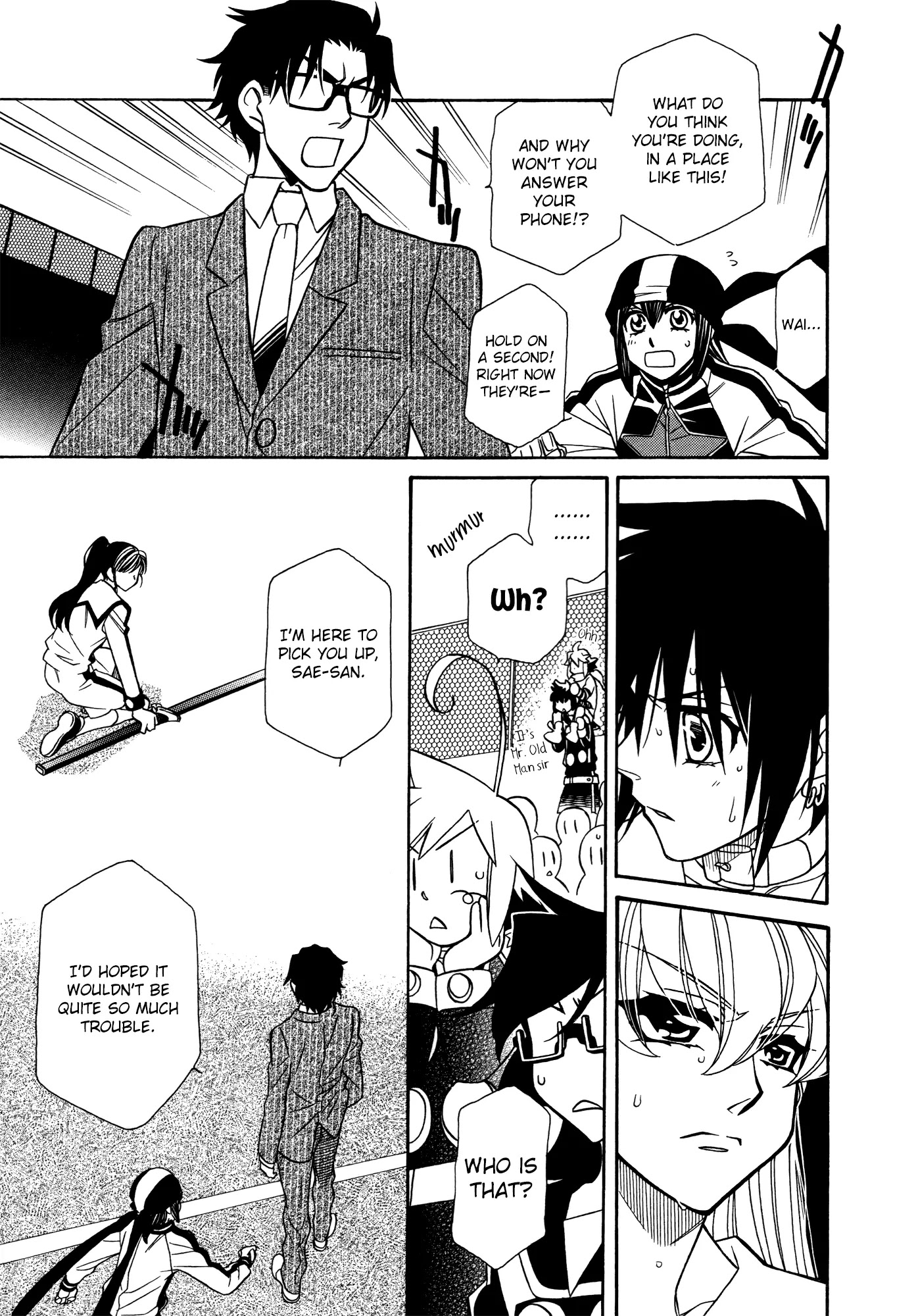 Hayate x Blade Chapter 80 page 17 - Chapter 80: Black-Birdbrain (Take Your Stupid Wings and Learn to Fly)