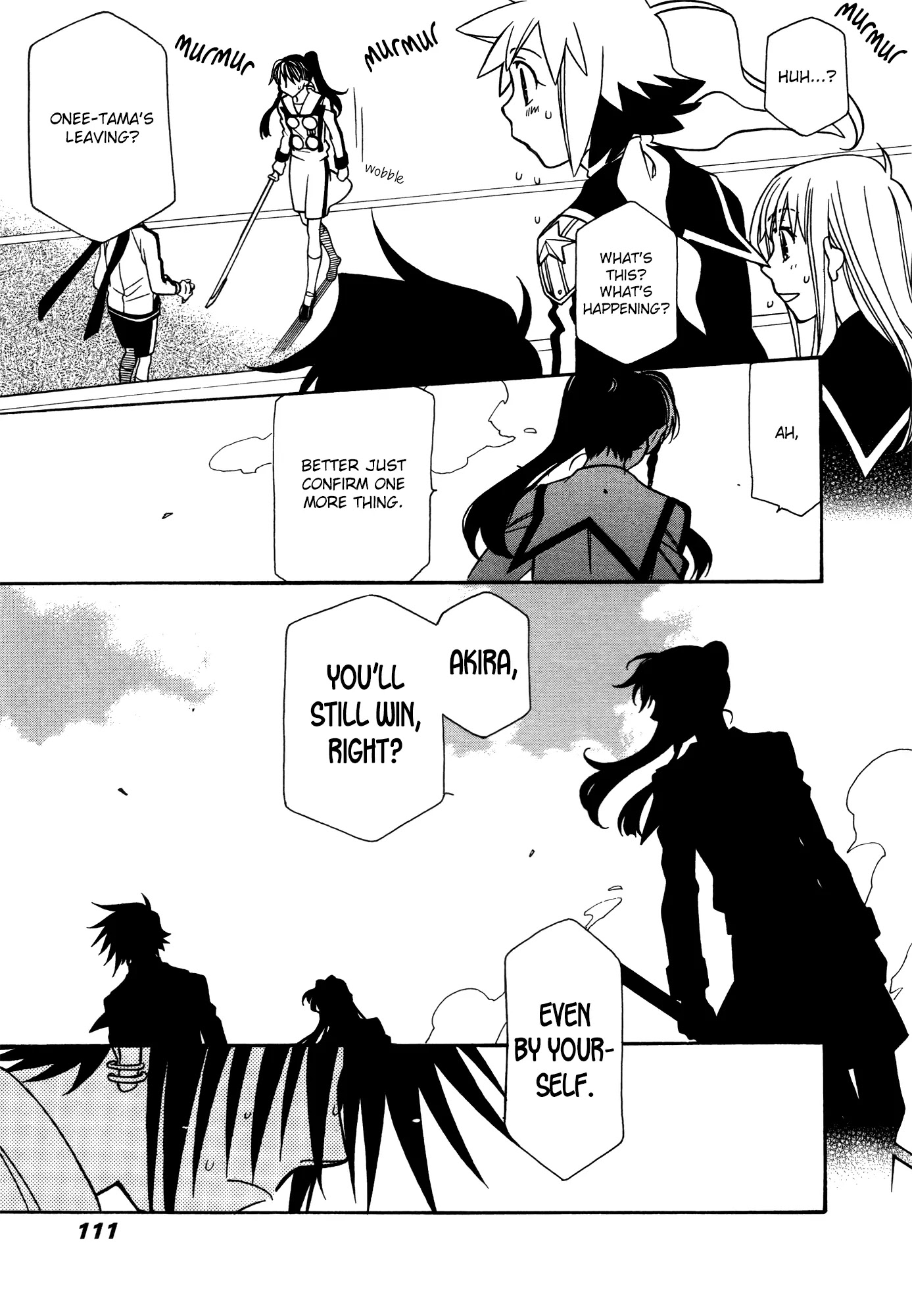 Hayate x Blade Chapter 80 page 21 - Chapter 80: Black-Birdbrain (Take Your Stupid Wings and Learn to Fly)