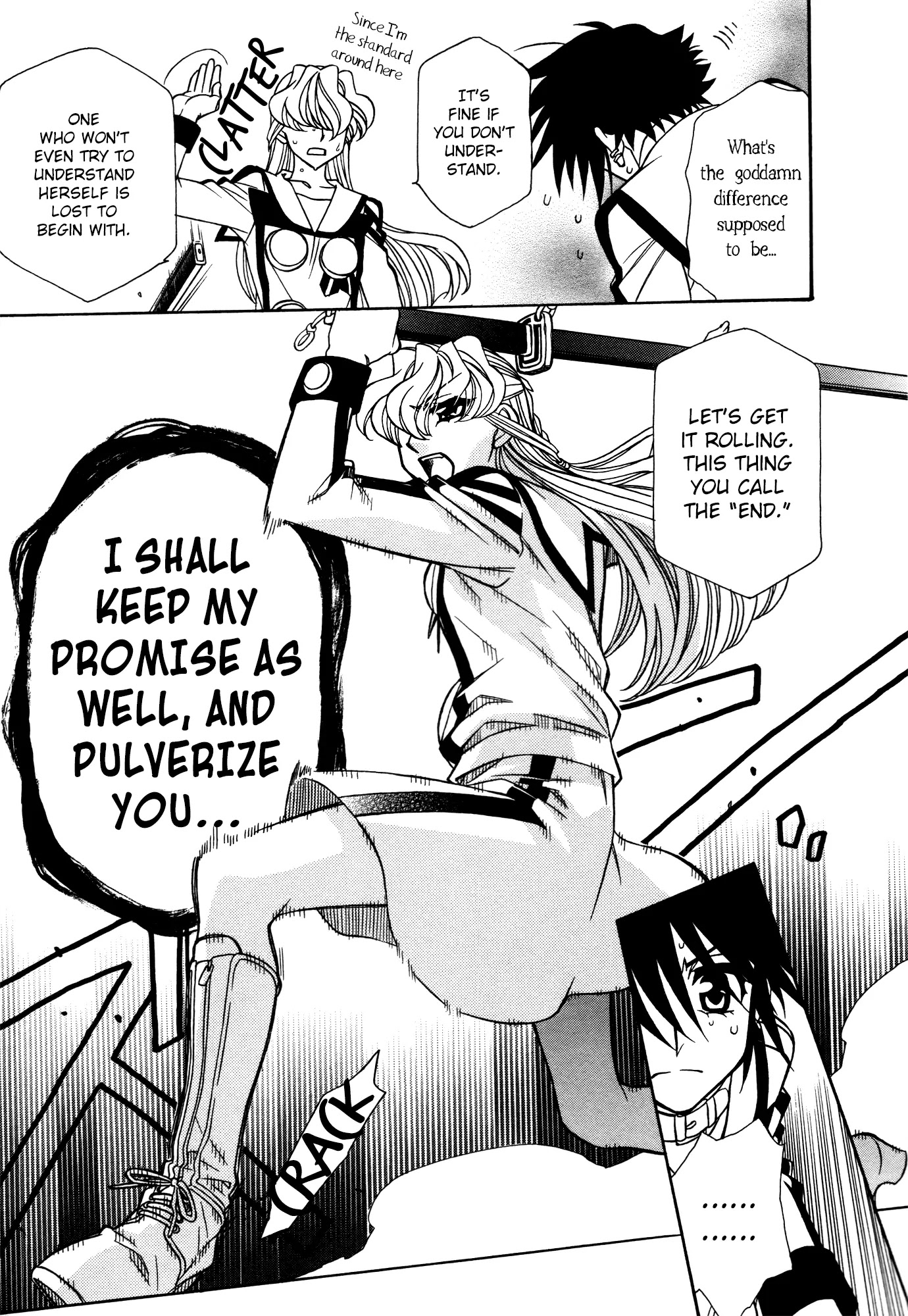 Hayate x Blade Chapter 80 page 29 - Chapter 80: Black-Birdbrain (Take Your Stupid Wings and Learn to Fly)