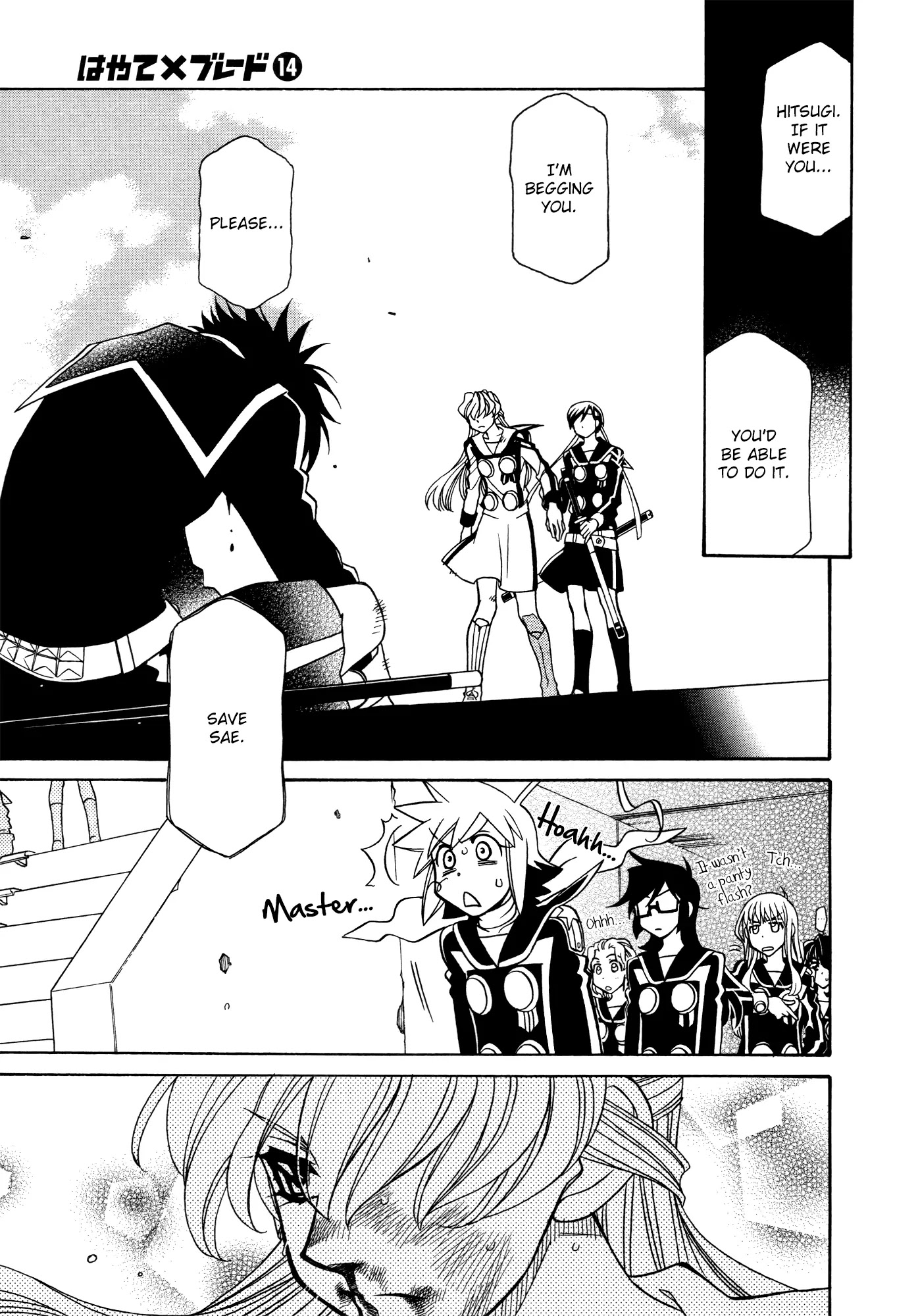 Hayate x Blade Chapter 82 page 14 - Chapter 82: Stupid Fields Forever