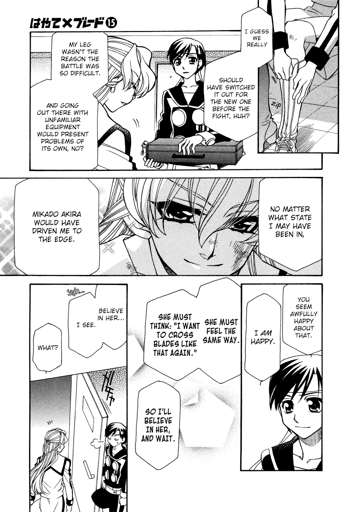Hayate x Blade Chapter 83 page 16 - Chapter 83: I, Moron