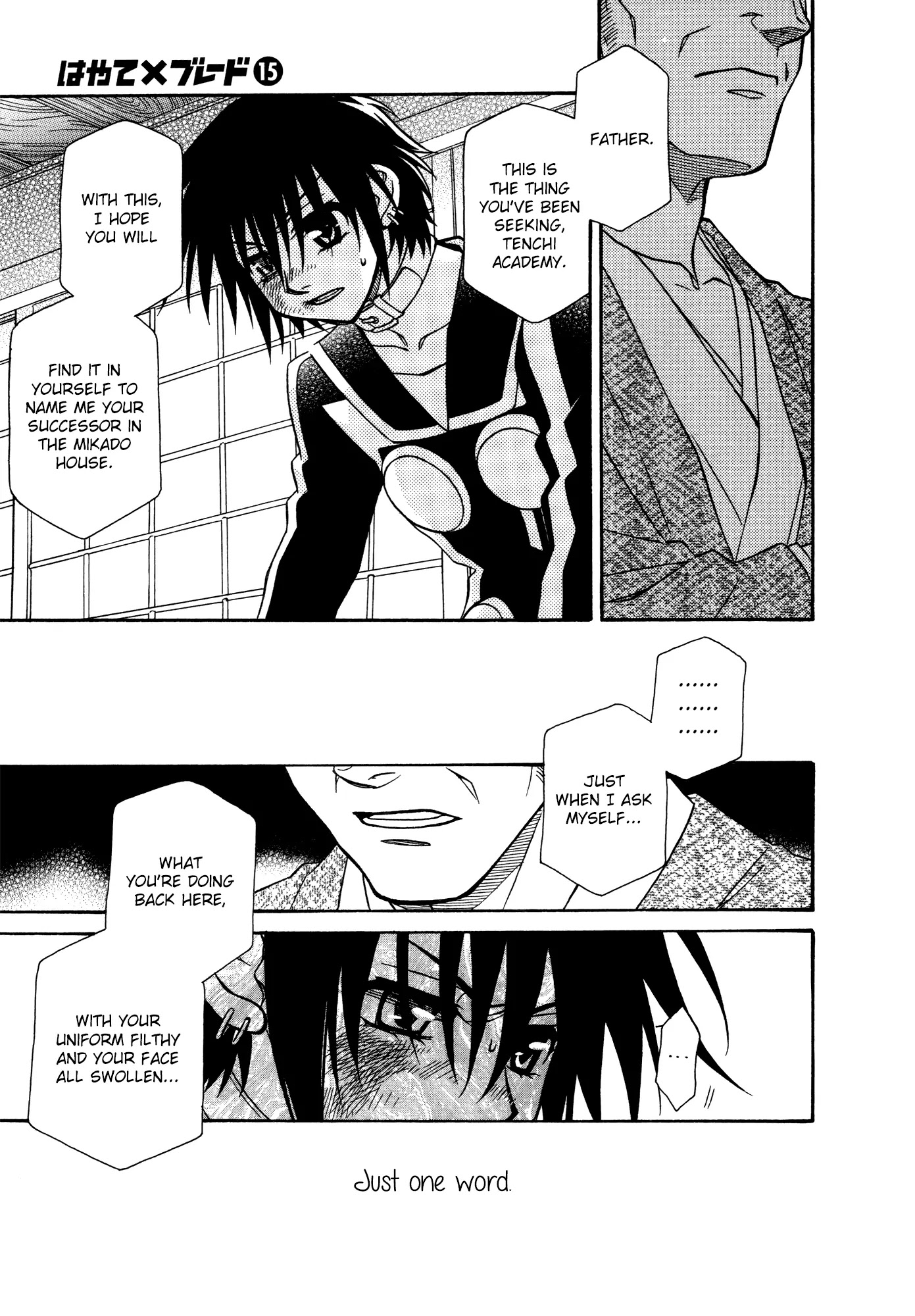 Hayate x Blade Chapter 83 page 22 - Chapter 83: I, Moron