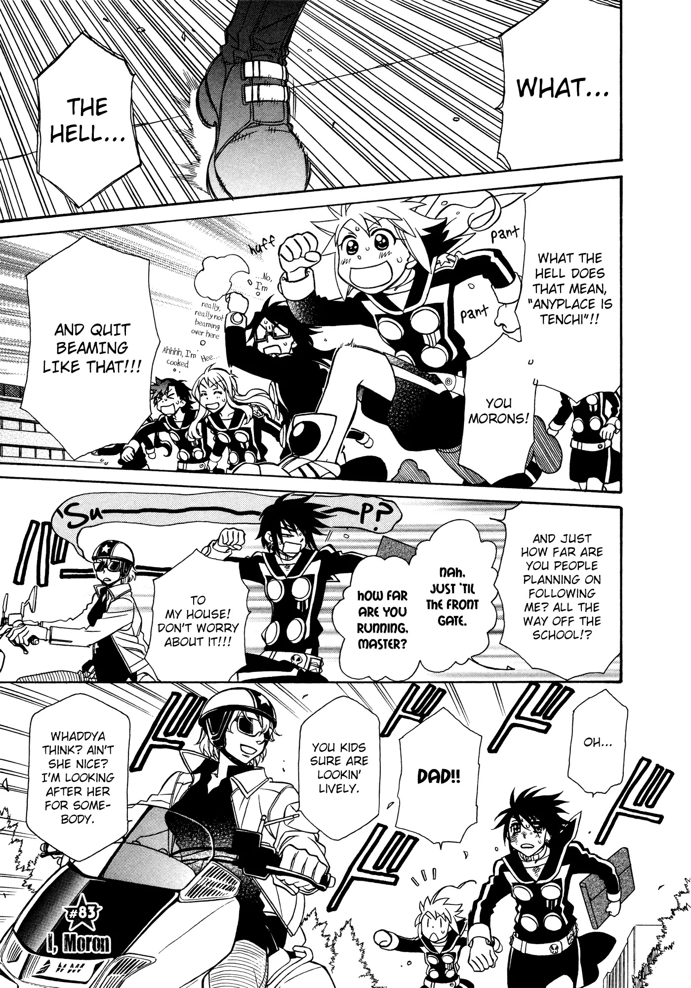 Hayate x Blade Chapter 83 page 8 - Chapter 83: I, Moron