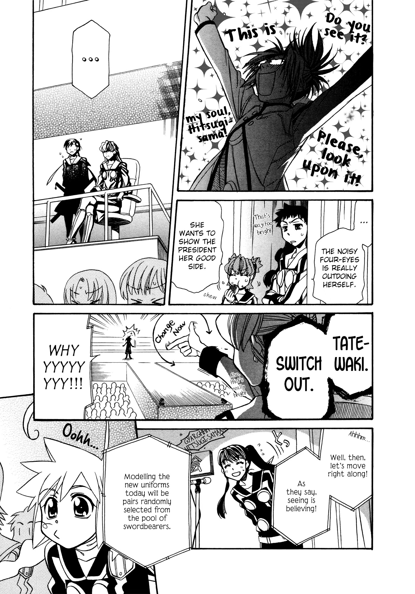 Hayate x Blade Chapter 85 page 19 - Chapter 85: Runway Idiot