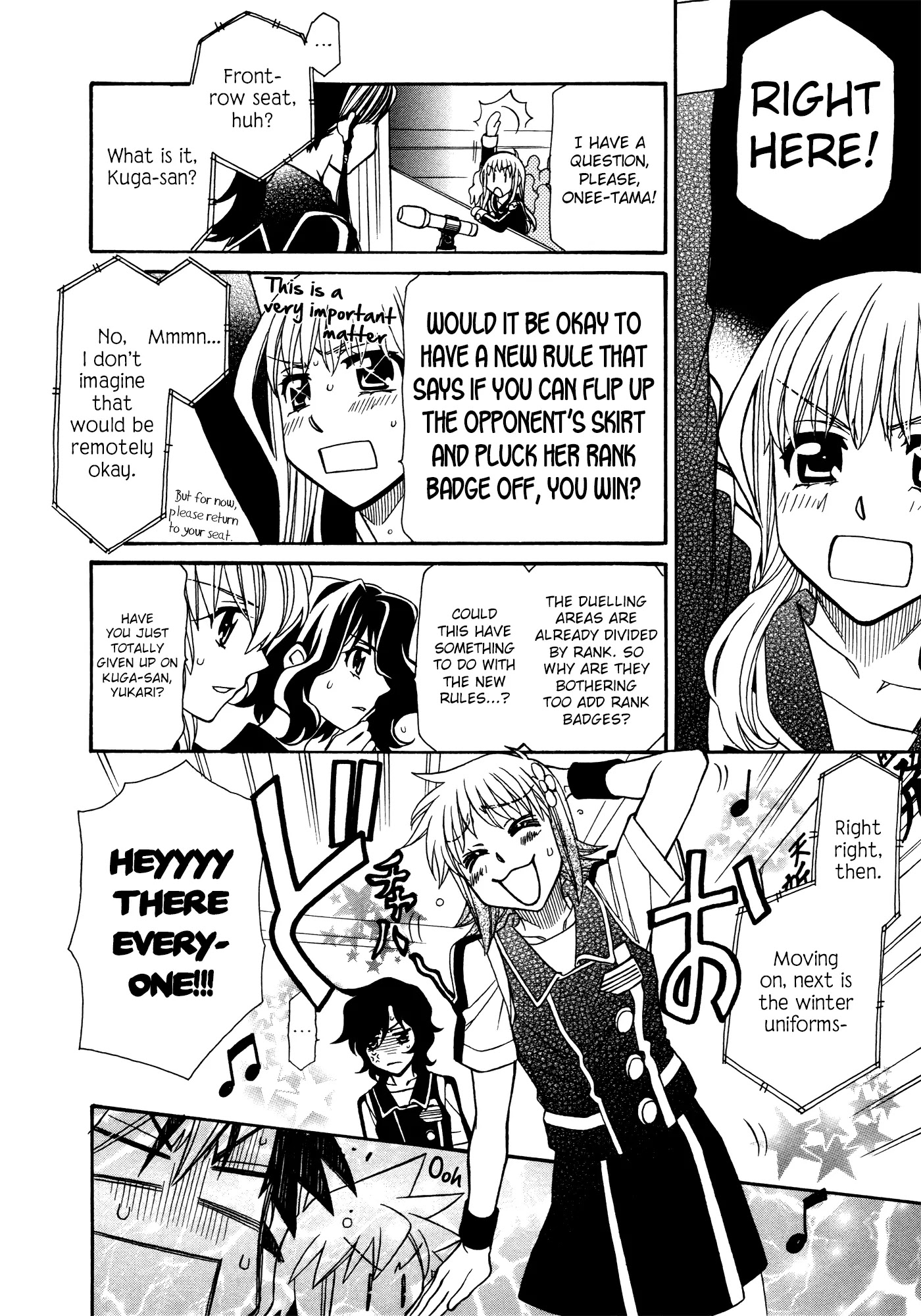 Hayate x Blade Chapter 85 page 22 - Chapter 85: Runway Idiot