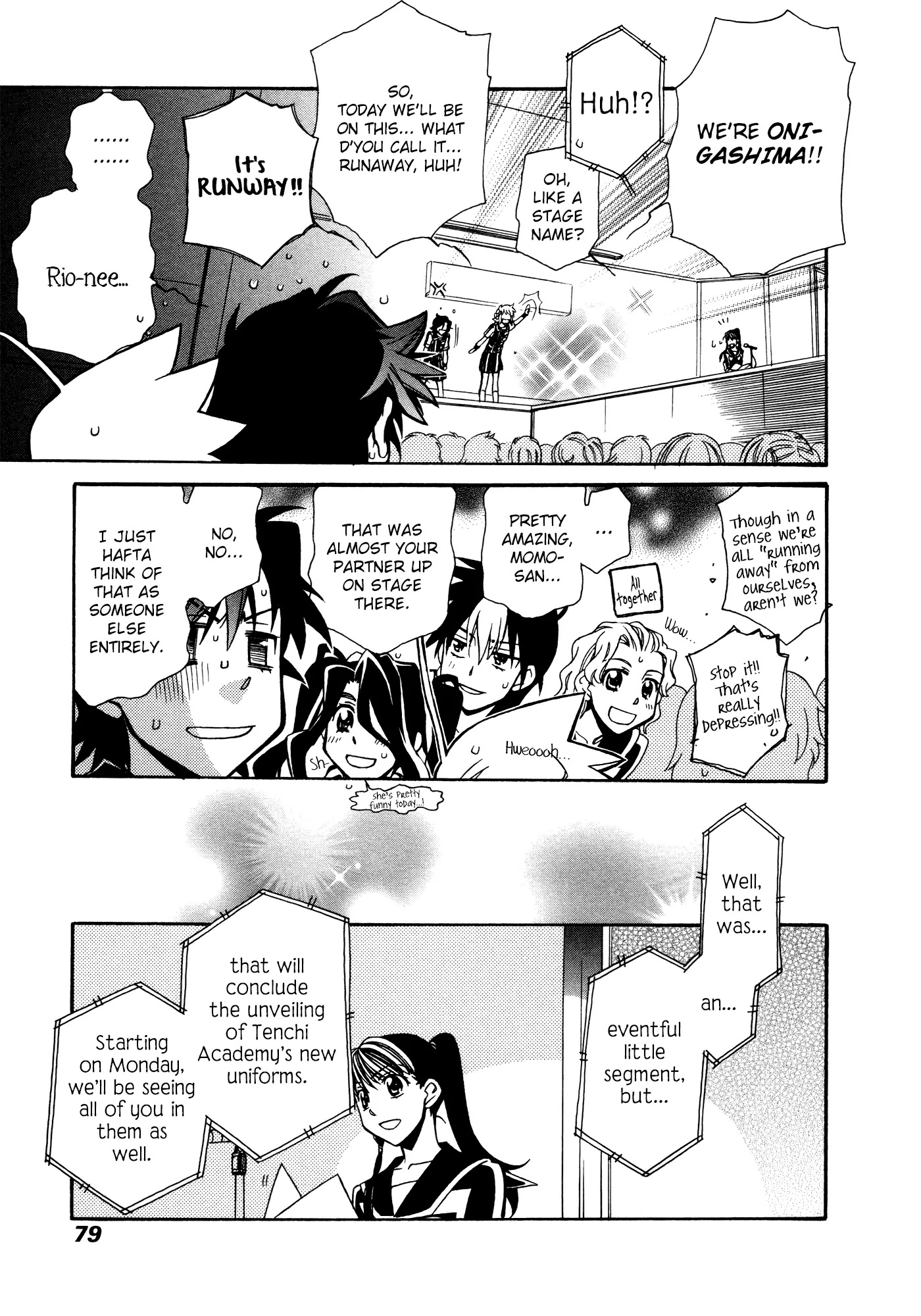 Hayate x Blade Chapter 85 page 23 - Chapter 85: Runway Idiot