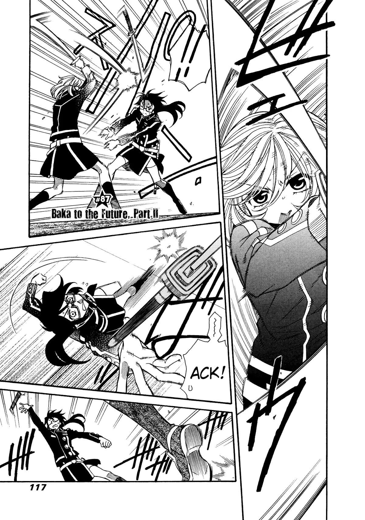 Hayate x Blade Chapter 87 page 1 - Chapter 87: Back to the Future, Part II