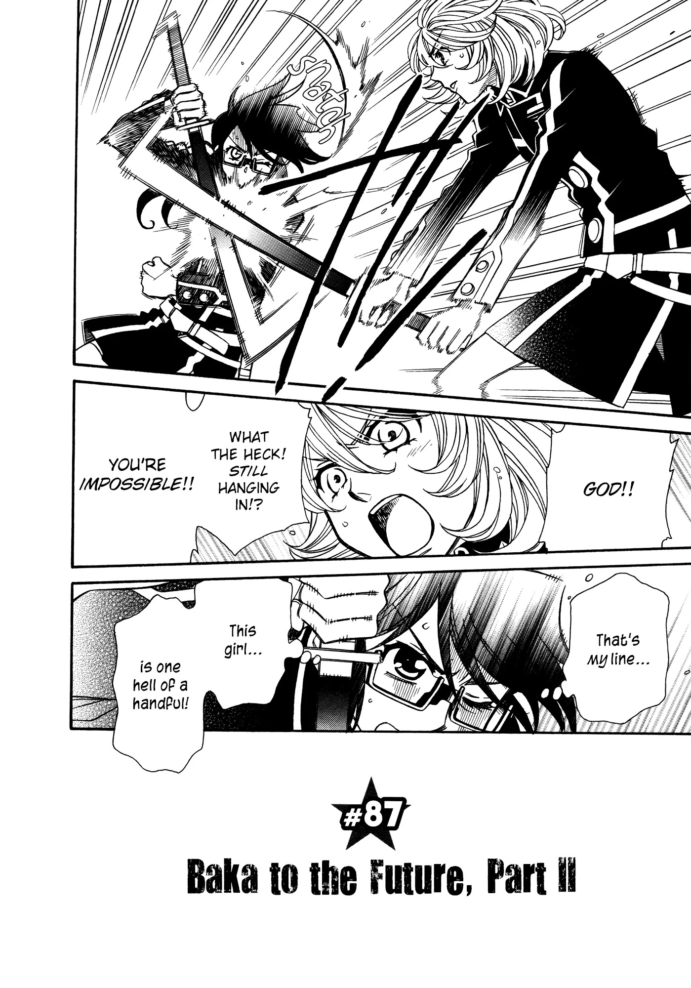 Hayate x Blade Chapter 87 page 2 - Chapter 87: Back to the Future, Part II
