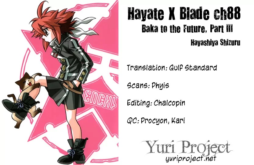 Hayate x Blade Chapter 88 page 28 - Chapter 88: Baka to the Future, Part III