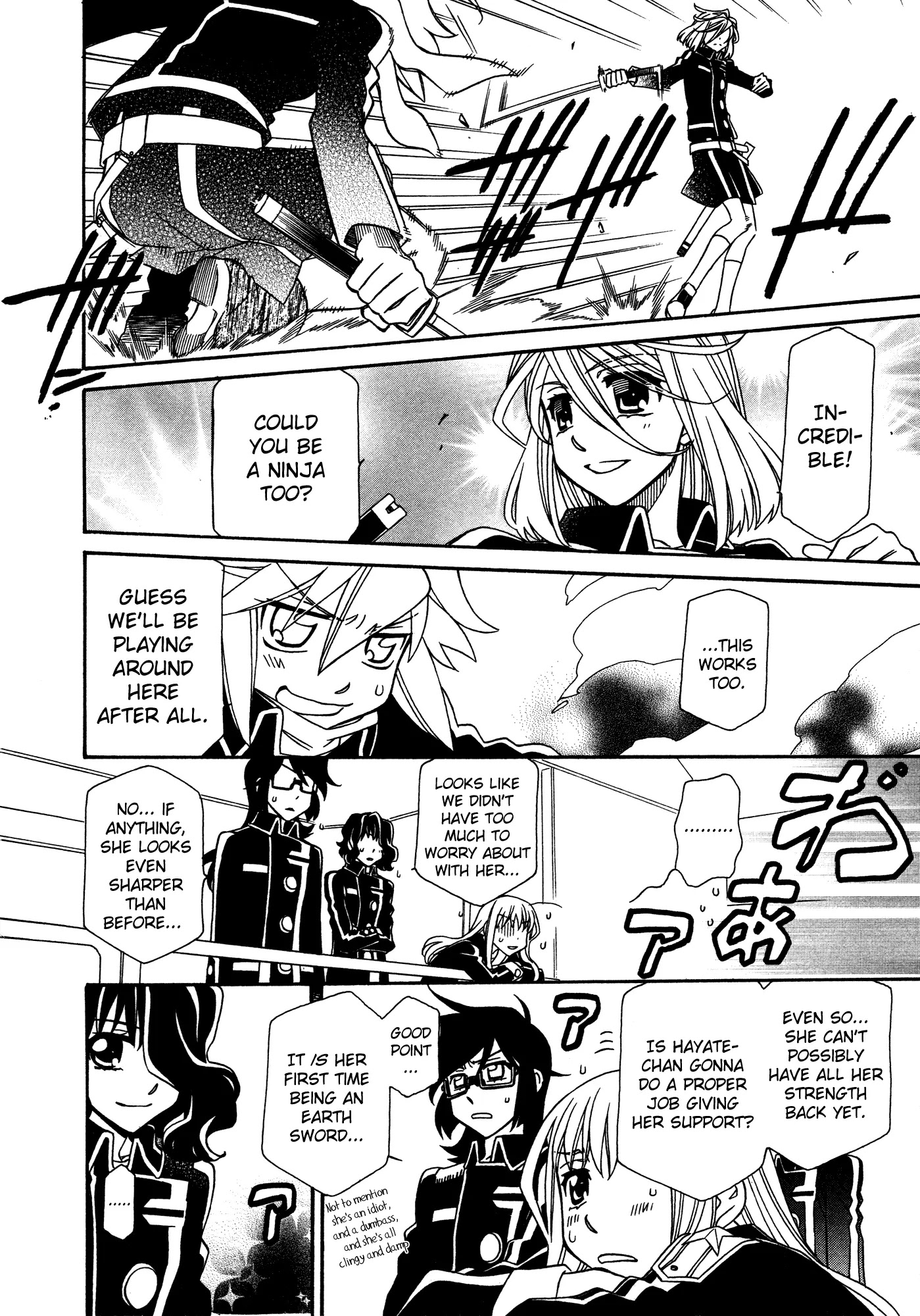 Hayate x Blade Chapter 89 page 10 - Chapter 89: Next Stop Idiocy