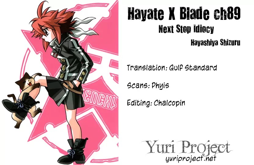Hayate x Blade Chapter 89 page 38 - Chapter 89: Next Stop Idiocy