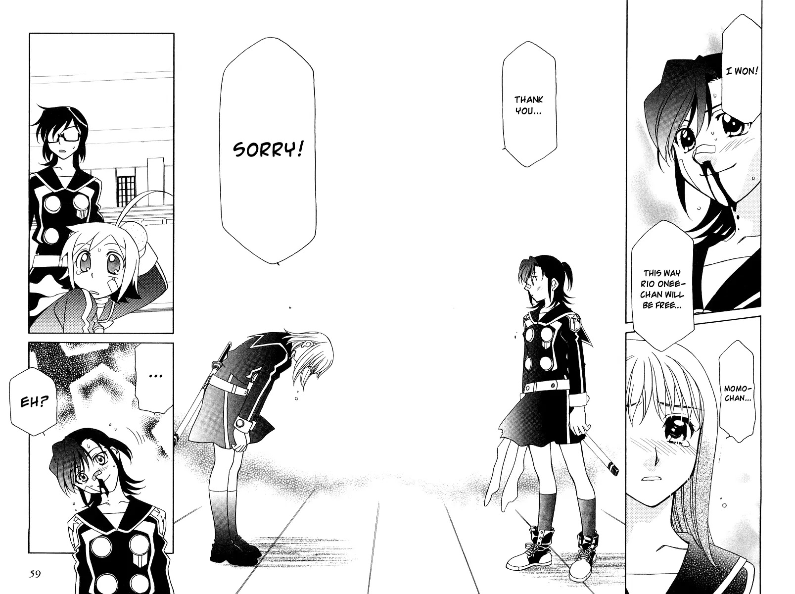 Hayate x Blade Chapter 9 page 8 - Chapter 9: Exactly Because She's an Idiot