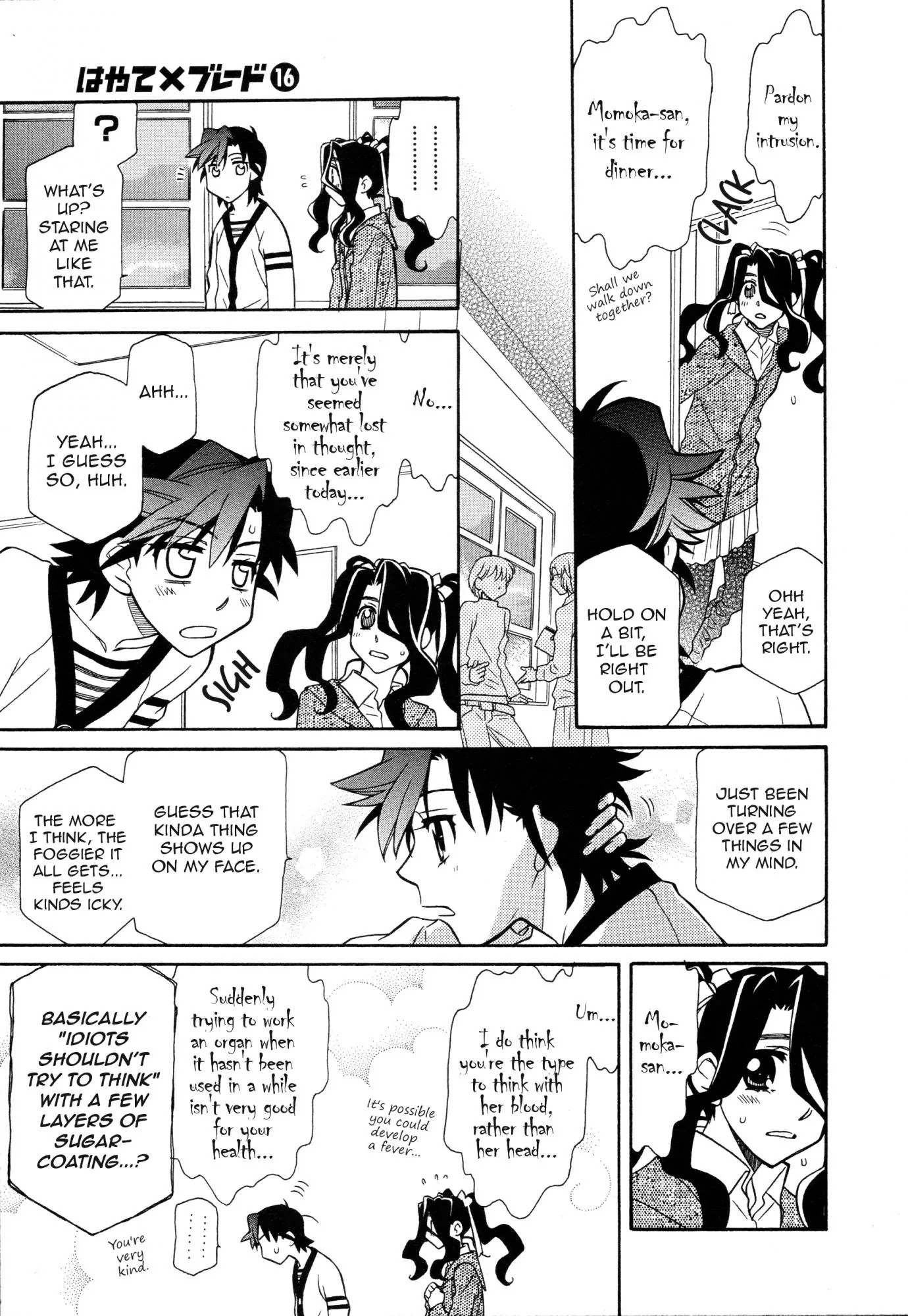 Hayate x Blade Chapter 90 page 3 - Chapter 90: Interview with the Idiot