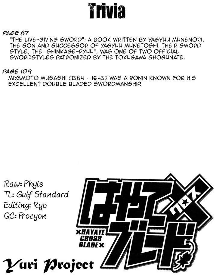 Hayate x Blade Chapter 93 page 33 - Chapter 93: Over-the-Top Idiocy
