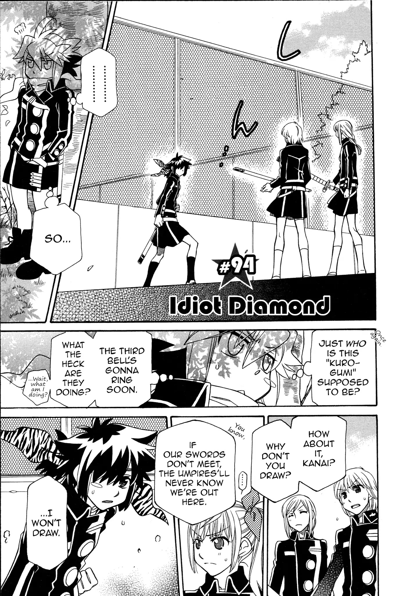 Hayate x Blade Chapter 94 page 1 - Chapter 94: Idiot Diamond