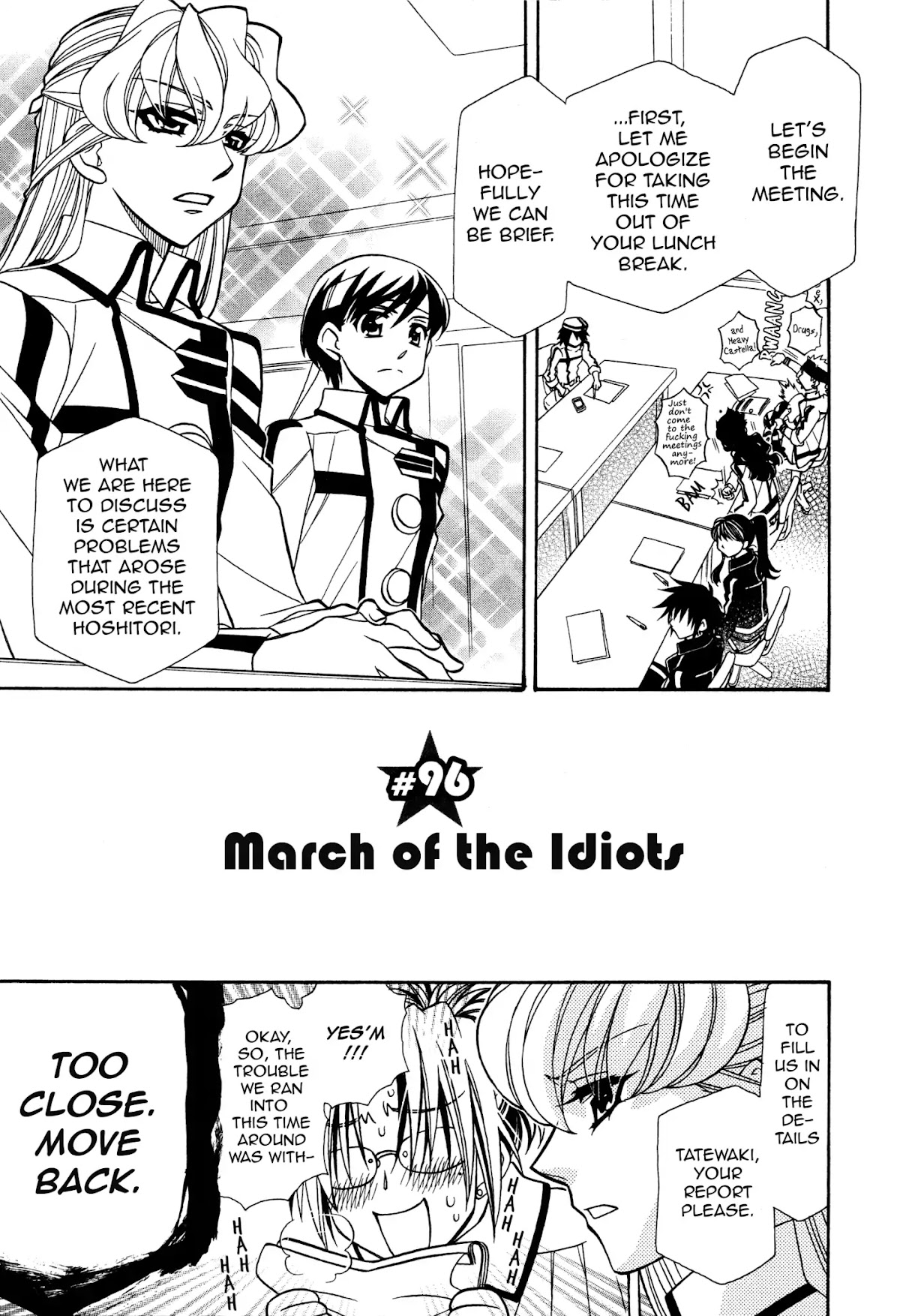 Hayate x Blade Chapter 96 page 1 - Chapter 96: March of The Idiots