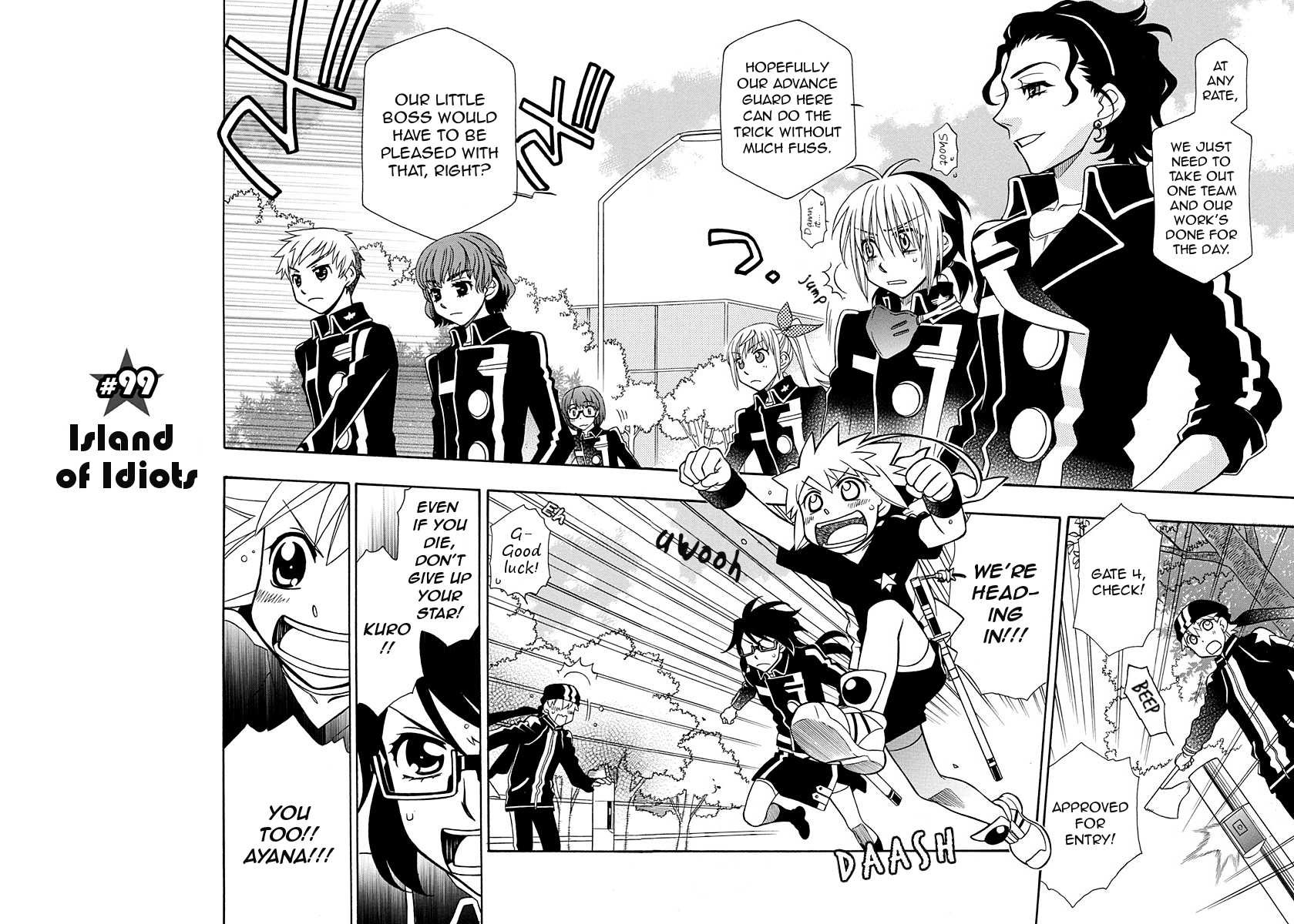 Hayate x Blade Chapter 99 page 4 - Chapter 99: Island of the Idiots