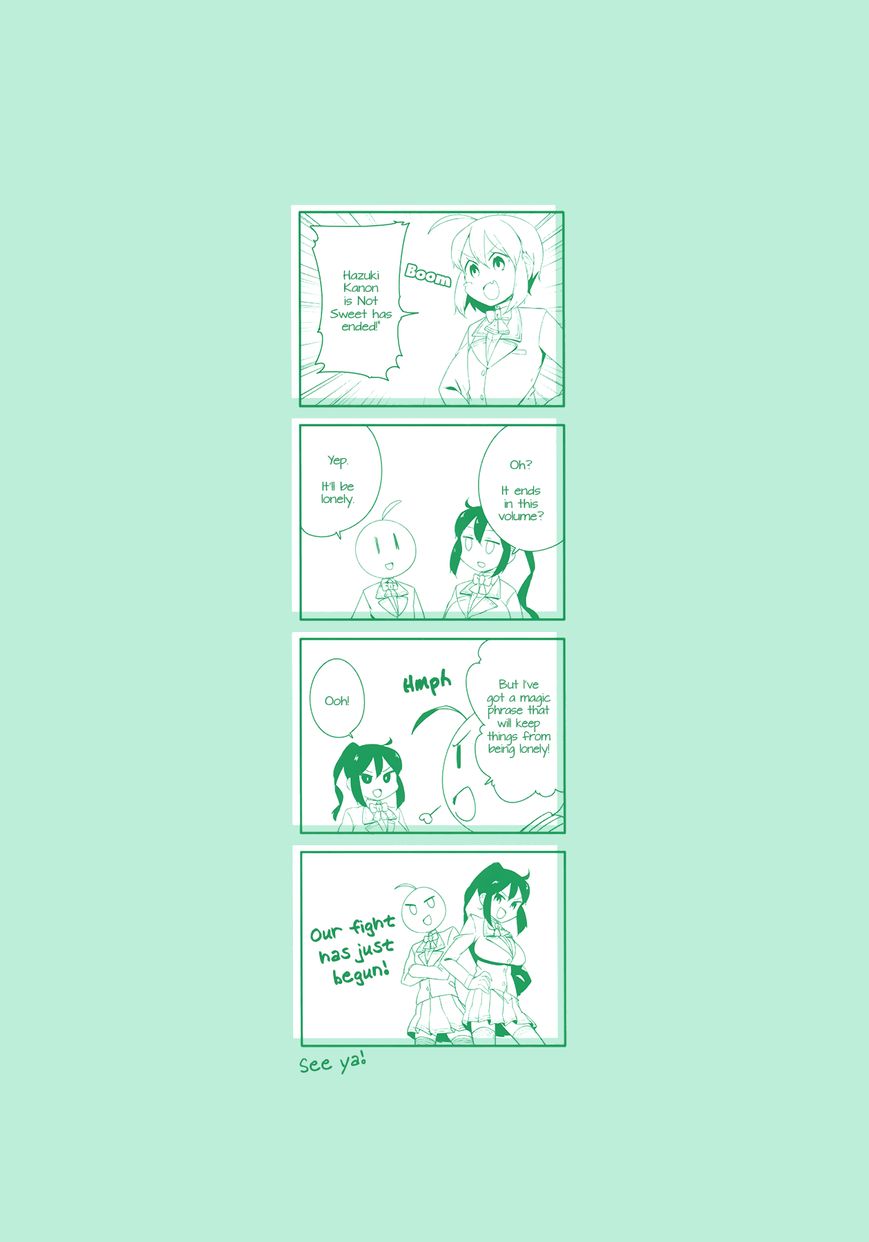 Hazuki Kanon wa Amakunai. Chapter 38 page 12 - Chapter 38 [END]