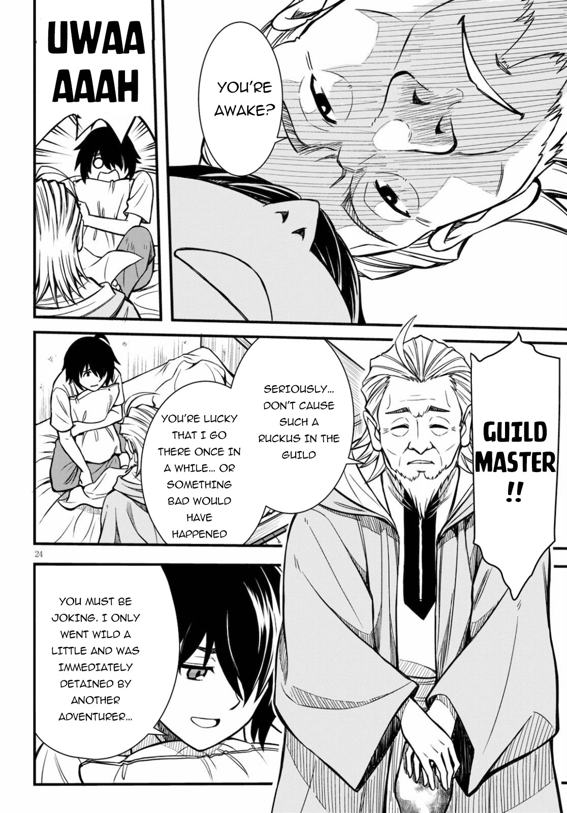 Hazure Akamadoushi ha Kenjyatime ni Musou suru Chapter 1 page 24 - Chapter 1