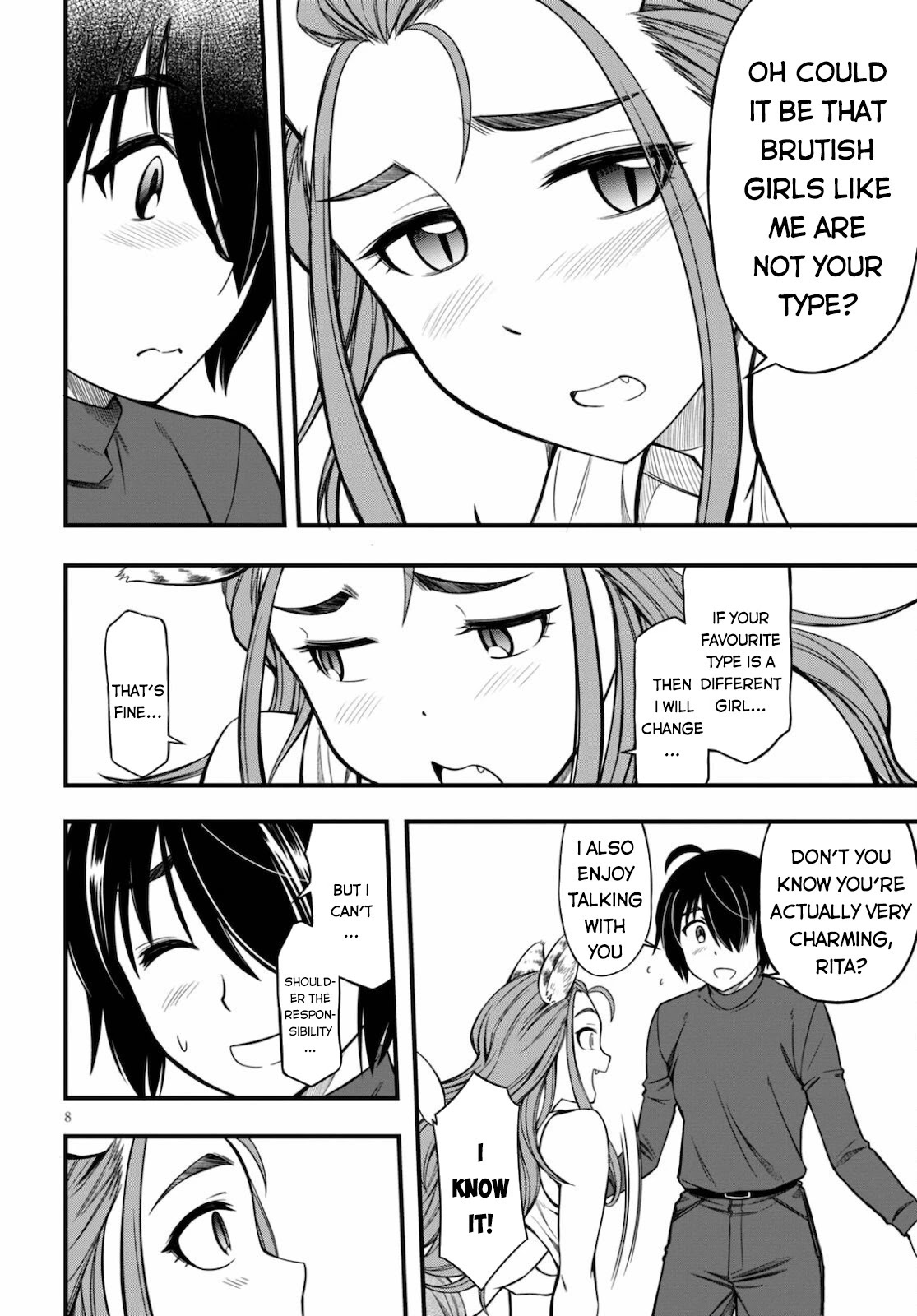 Hazure Akamadoushi ha Kenjyatime ni Musou suru Chapter 12 page 9 - Chapter 12: Just Tonight