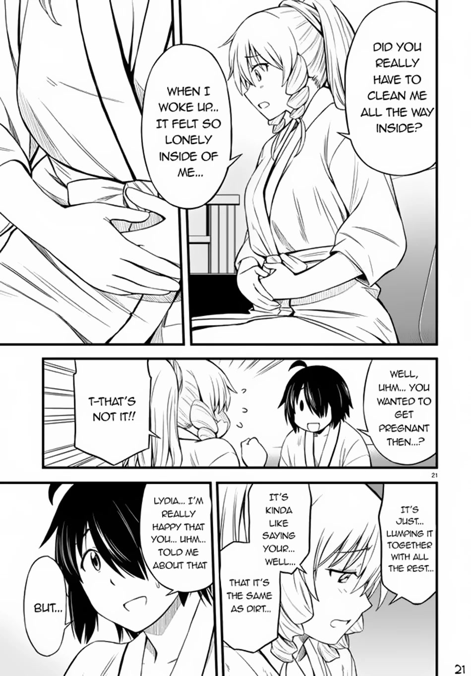 Hazure Akamadoushi ha Kenjyatime ni Musou suru Chapter 19 page 22 - Chapter 19: All the Way Inside