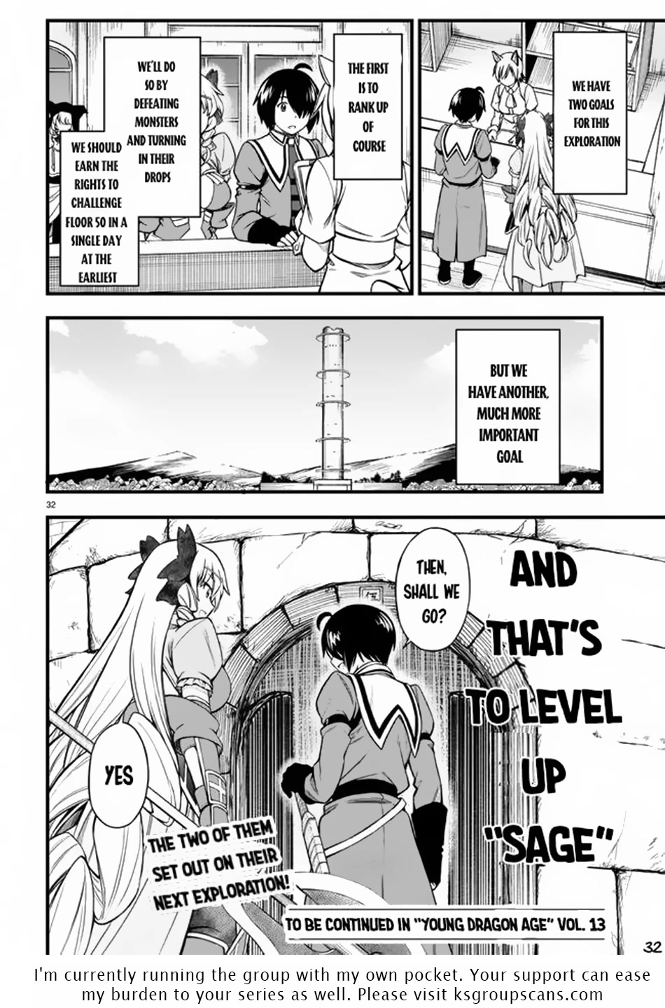 Hazure Akamadoushi ha Kenjyatime ni Musou suru Chapter 19 page 33 - Chapter 19: All the Way Inside
