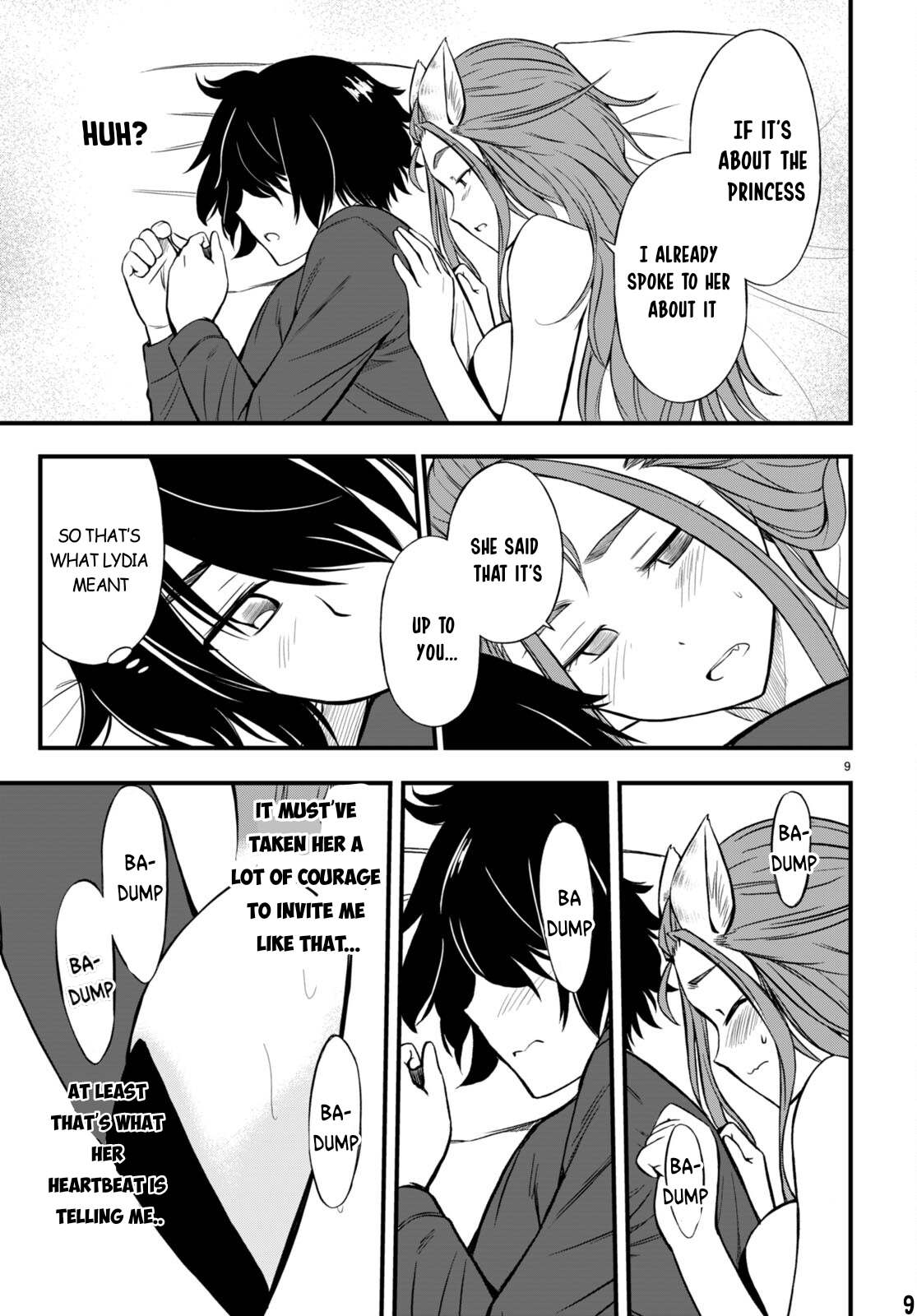 Hazure Akamadoushi ha Kenjyatime ni Musou suru Chapter 22 page 10 - Chapter 22: All Three Together