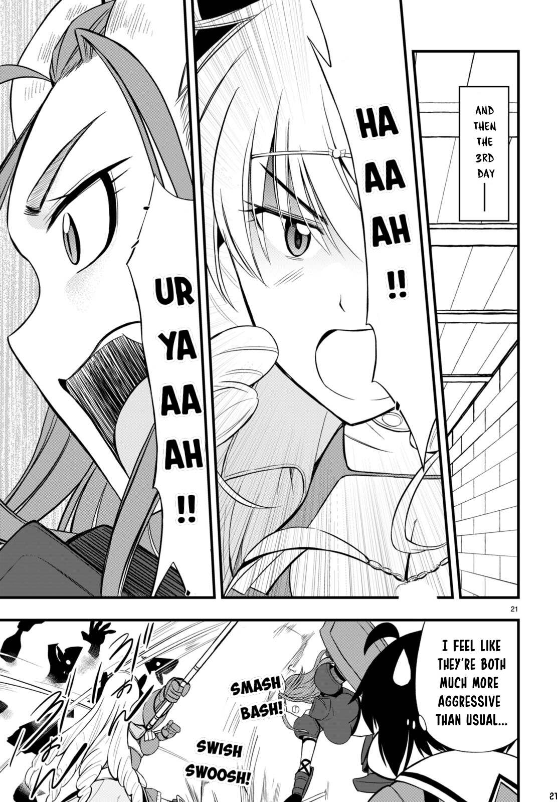 Hazure Akamadoushi ha Kenjyatime ni Musou suru Chapter 22 page 22 - Chapter 22: All Three Together