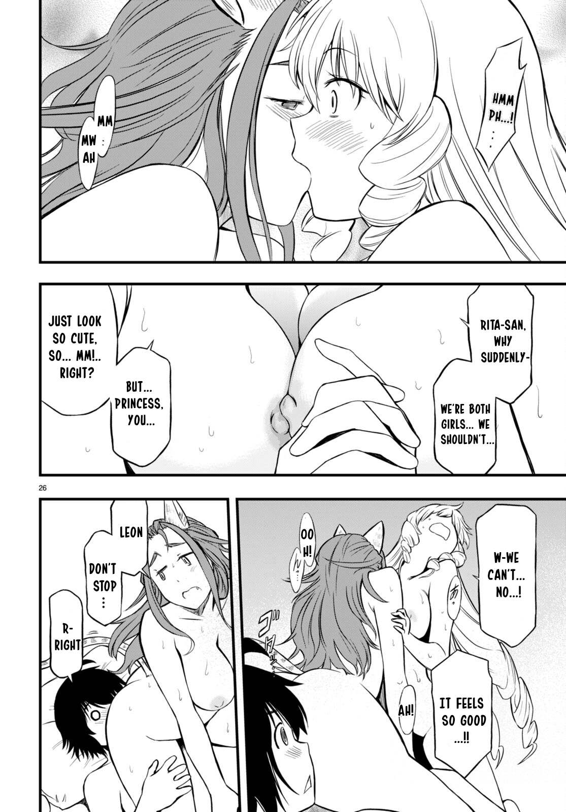 Hazure Akamadoushi ha Kenjyatime ni Musou suru Chapter 22 page 27 - Chapter 22: All Three Together