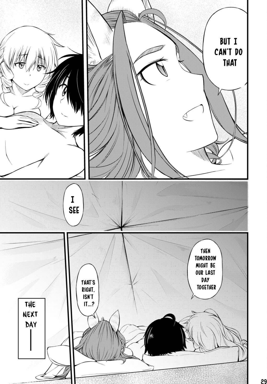 Hazure Akamadoushi ha Kenjyatime ni Musou suru Chapter 22 page 30 - Chapter 22: All Three Together