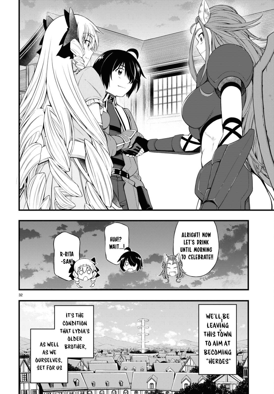 Hazure Akamadoushi ha Kenjyatime ni Musou suru Chapter 22 page 33 - Chapter 22: All Three Together