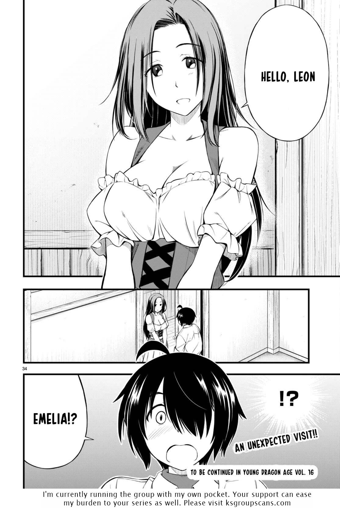 Hazure Akamadoushi ha Kenjyatime ni Musou suru Chapter 22 page 35 - Chapter 22: All Three Together
