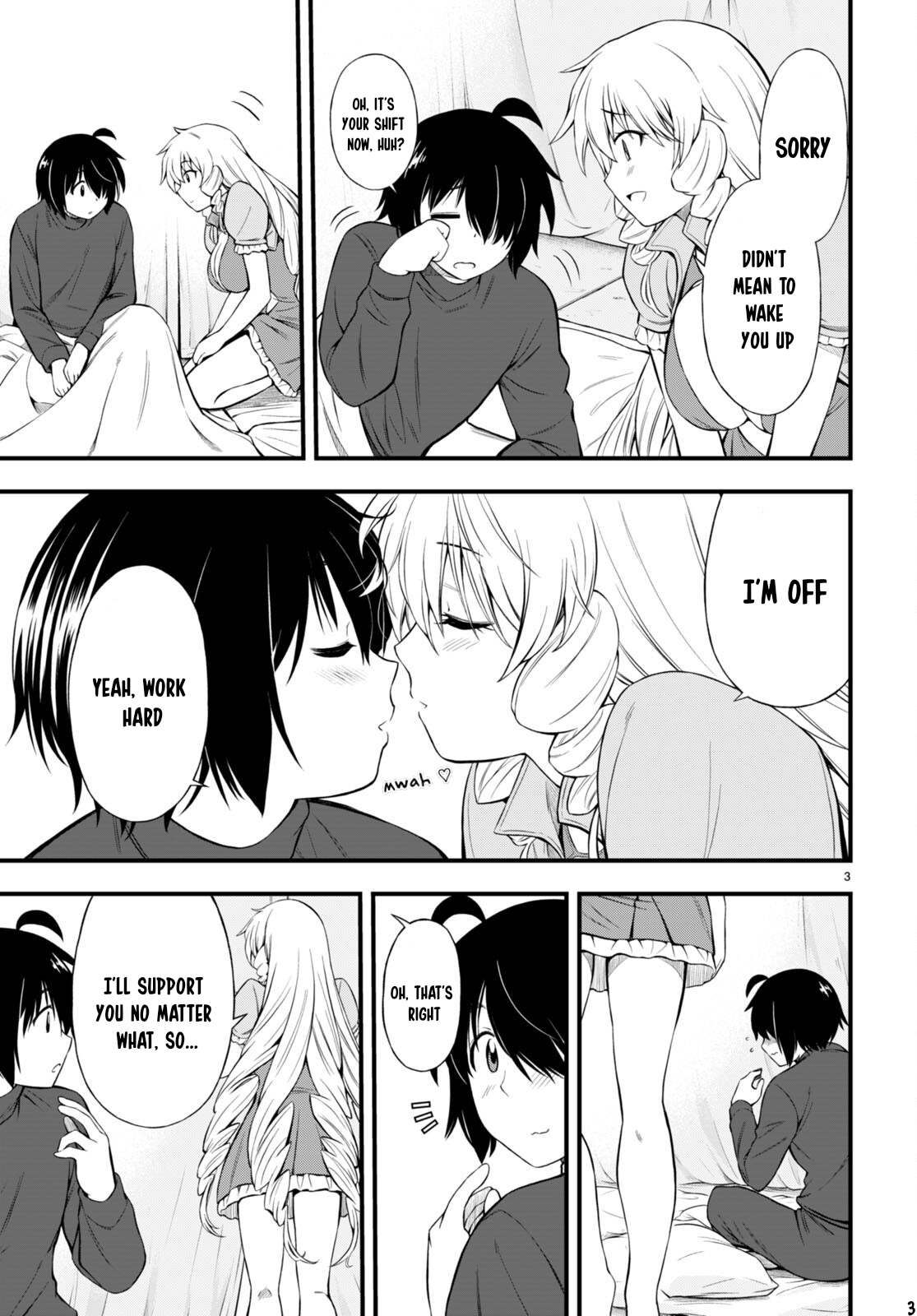Hazure Akamadoushi ha Kenjyatime ni Musou suru Chapter 22 page 4 - Chapter 22: All Three Together