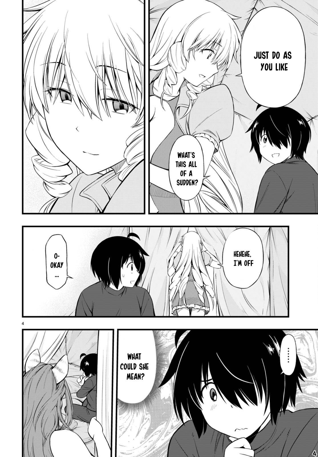 Hazure Akamadoushi ha Kenjyatime ni Musou suru Chapter 22 page 5 - Chapter 22: All Three Together