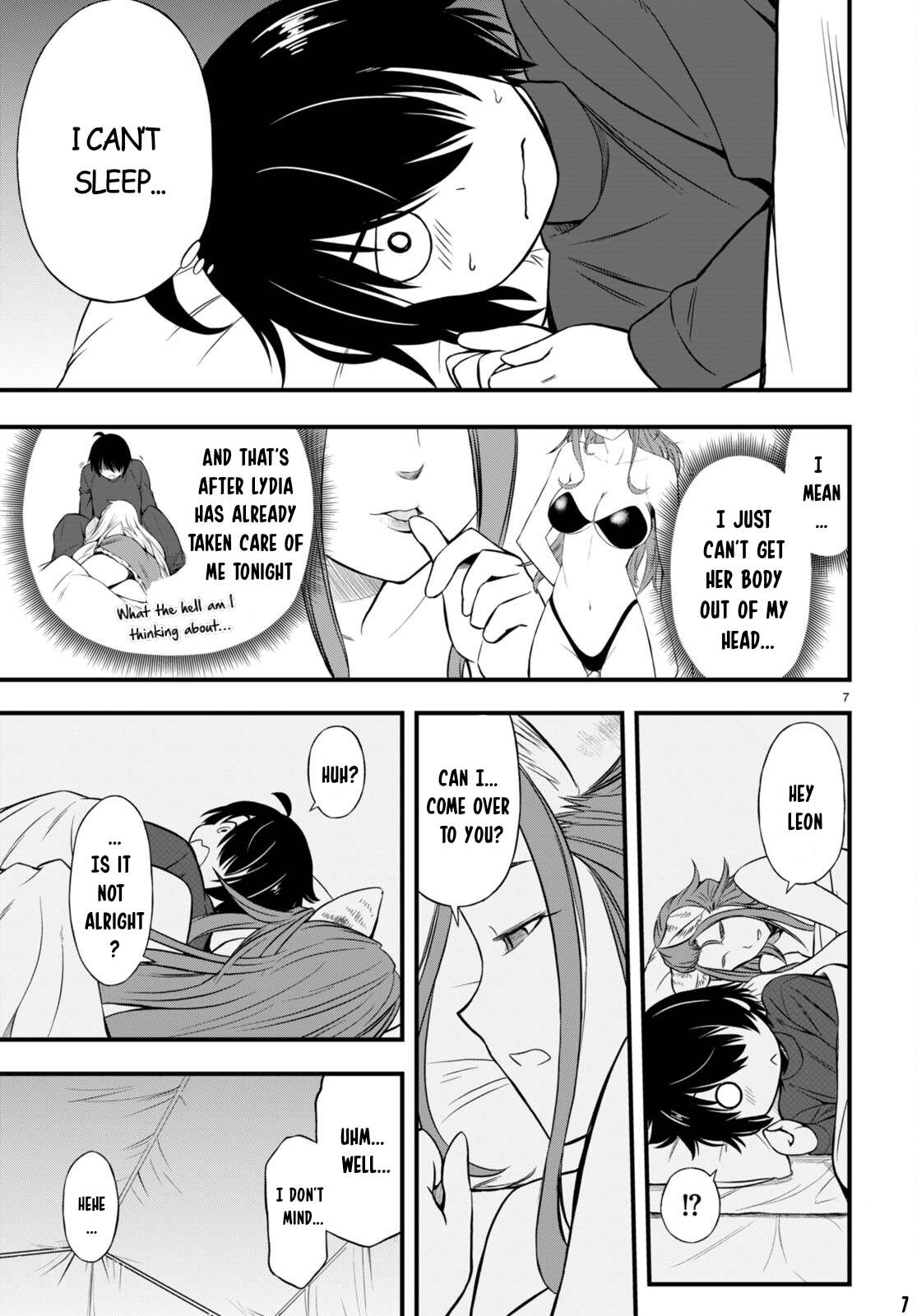 Hazure Akamadoushi ha Kenjyatime ni Musou suru Chapter 22 page 8 - Chapter 22: All Three Together